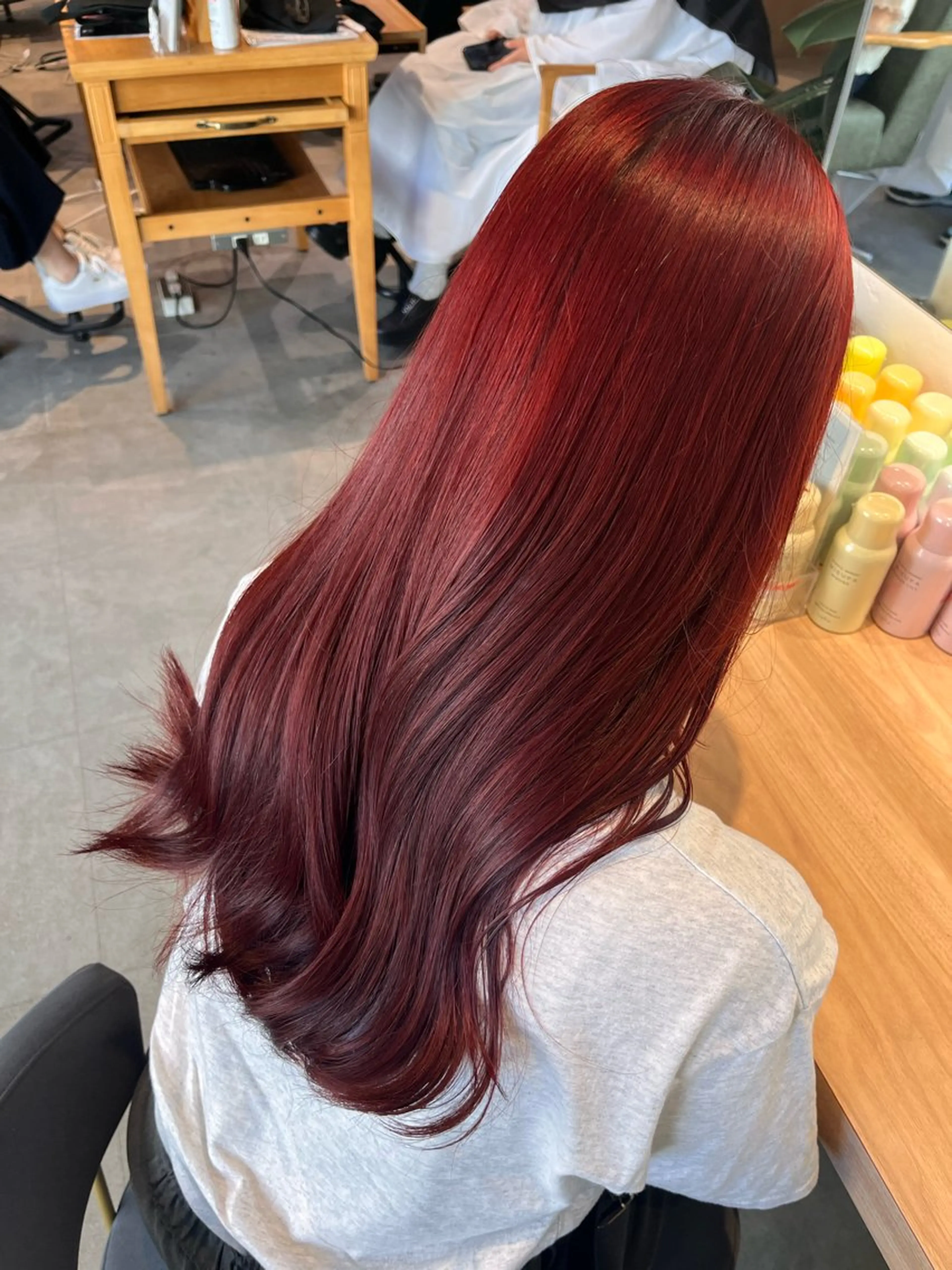 ロング カラー ｵﾀｸ美容師🛍/ 酸性ストレート/艶髪のヘアスタイル