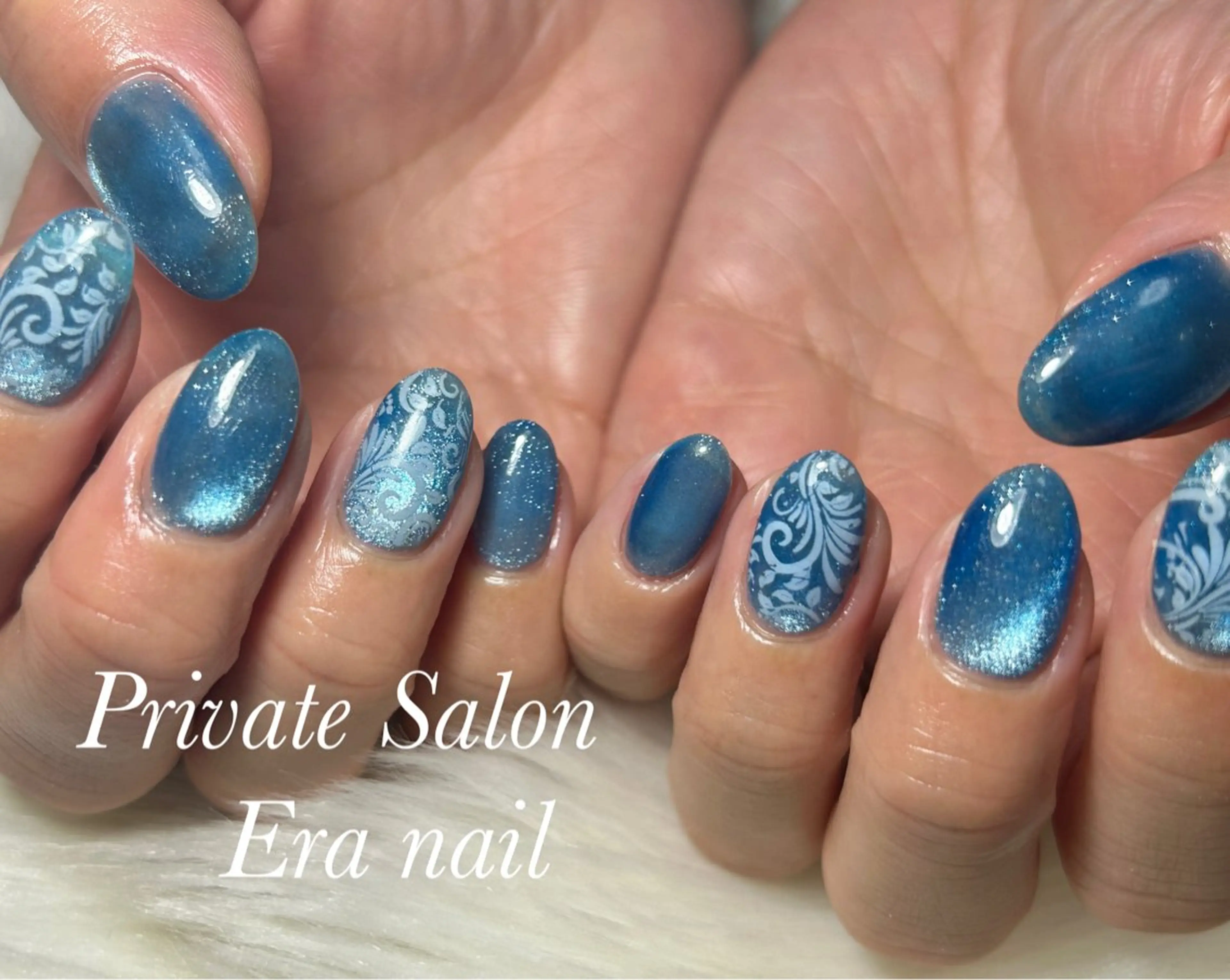 ネイル マグネットネイル ハンドネイル Era nailのネイルデザイン