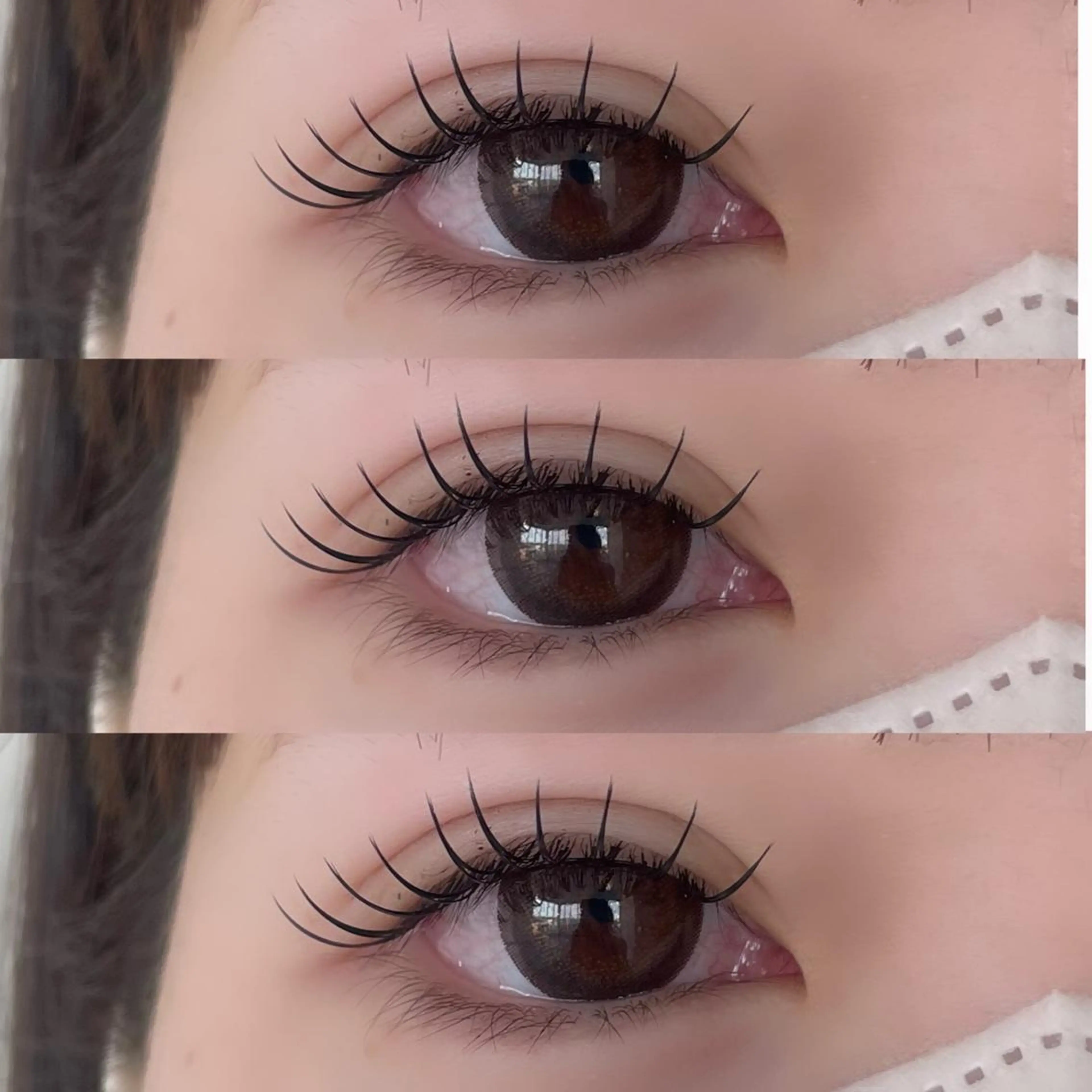 マツエク・マツパ 内藤 藍夏のヘアスタイル