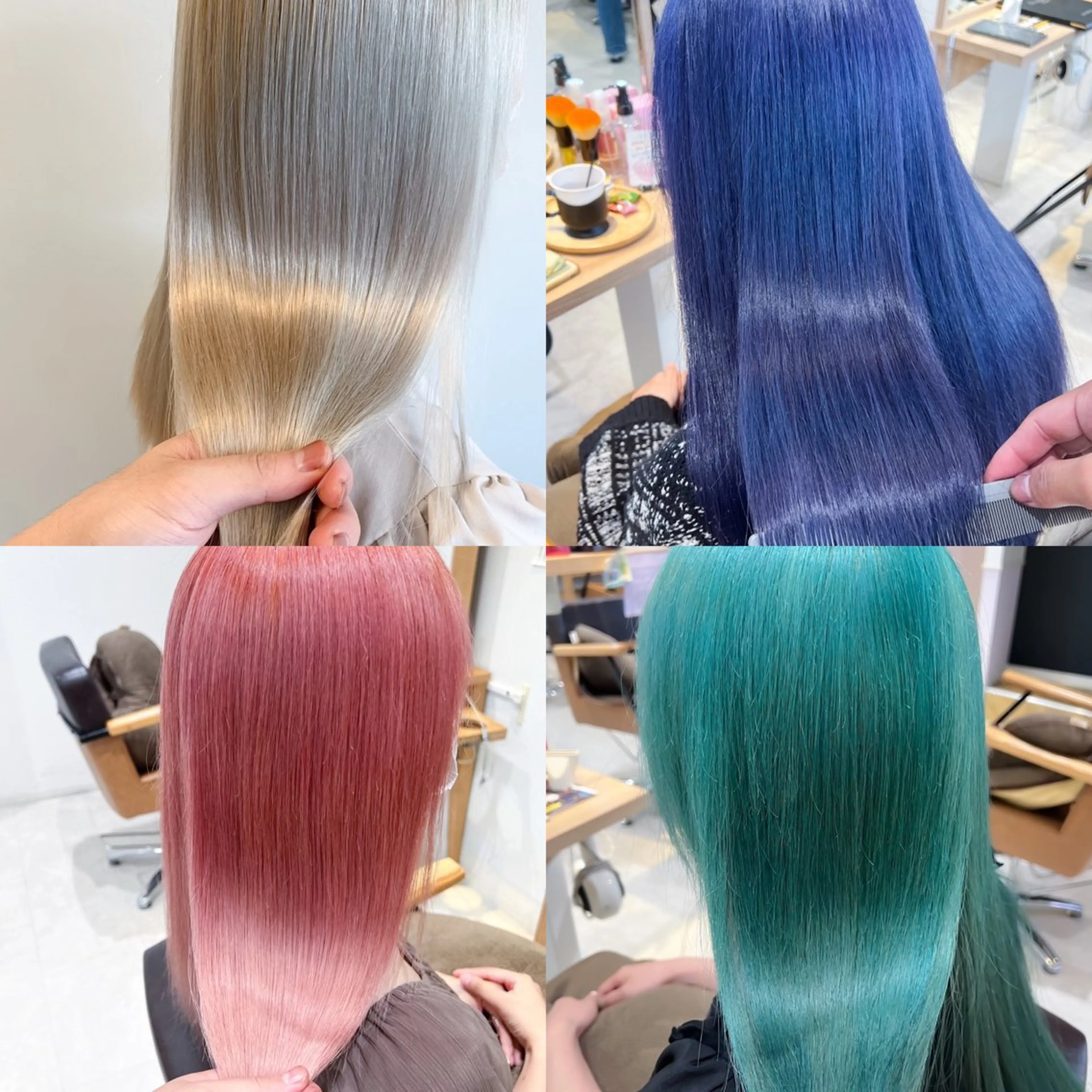 ロング ヘアカラー なんば髪質改善カラー Ardoreのヘアスタイル