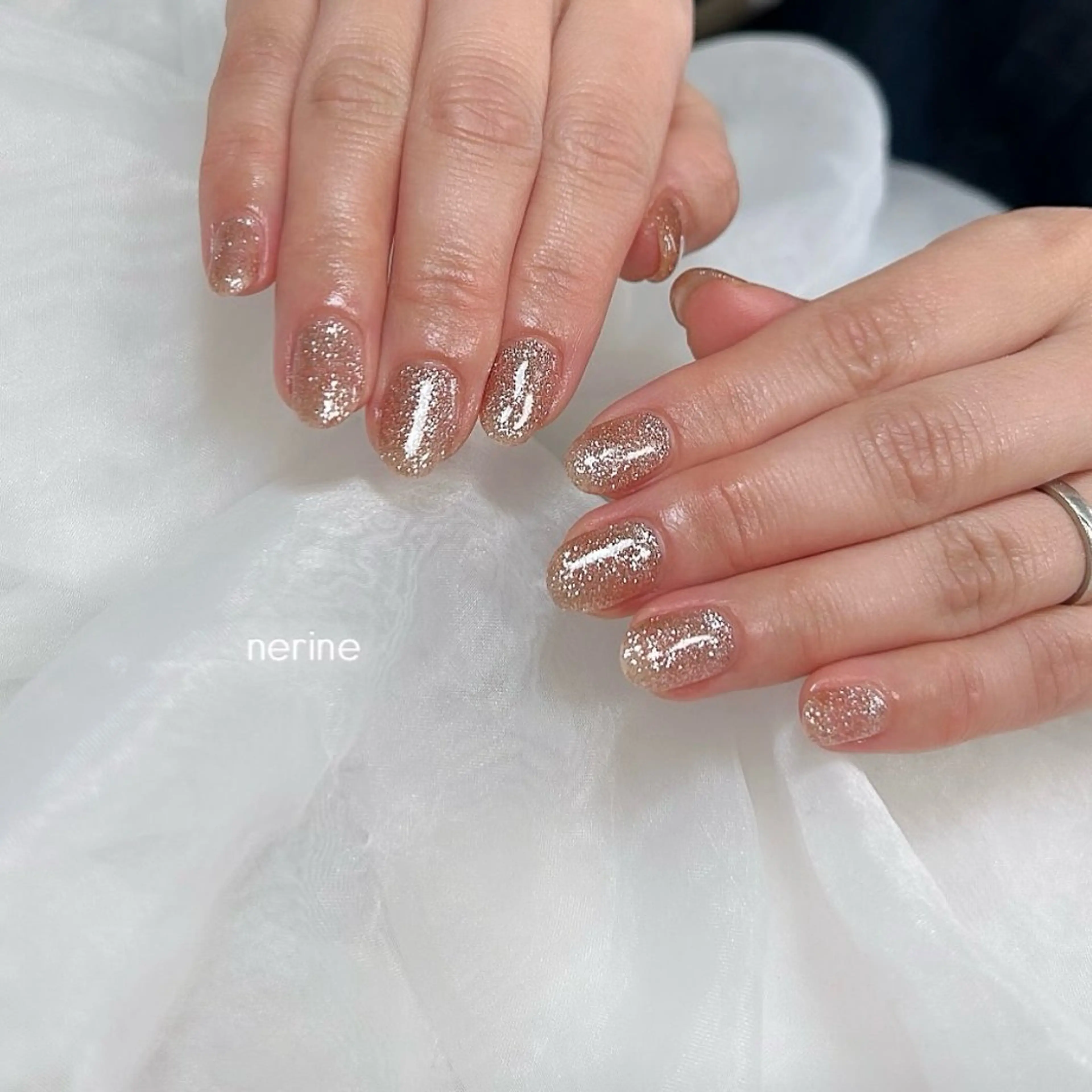 ネイル キラキラネイル ハンドネイル nail salon nerineのネイルデザイン