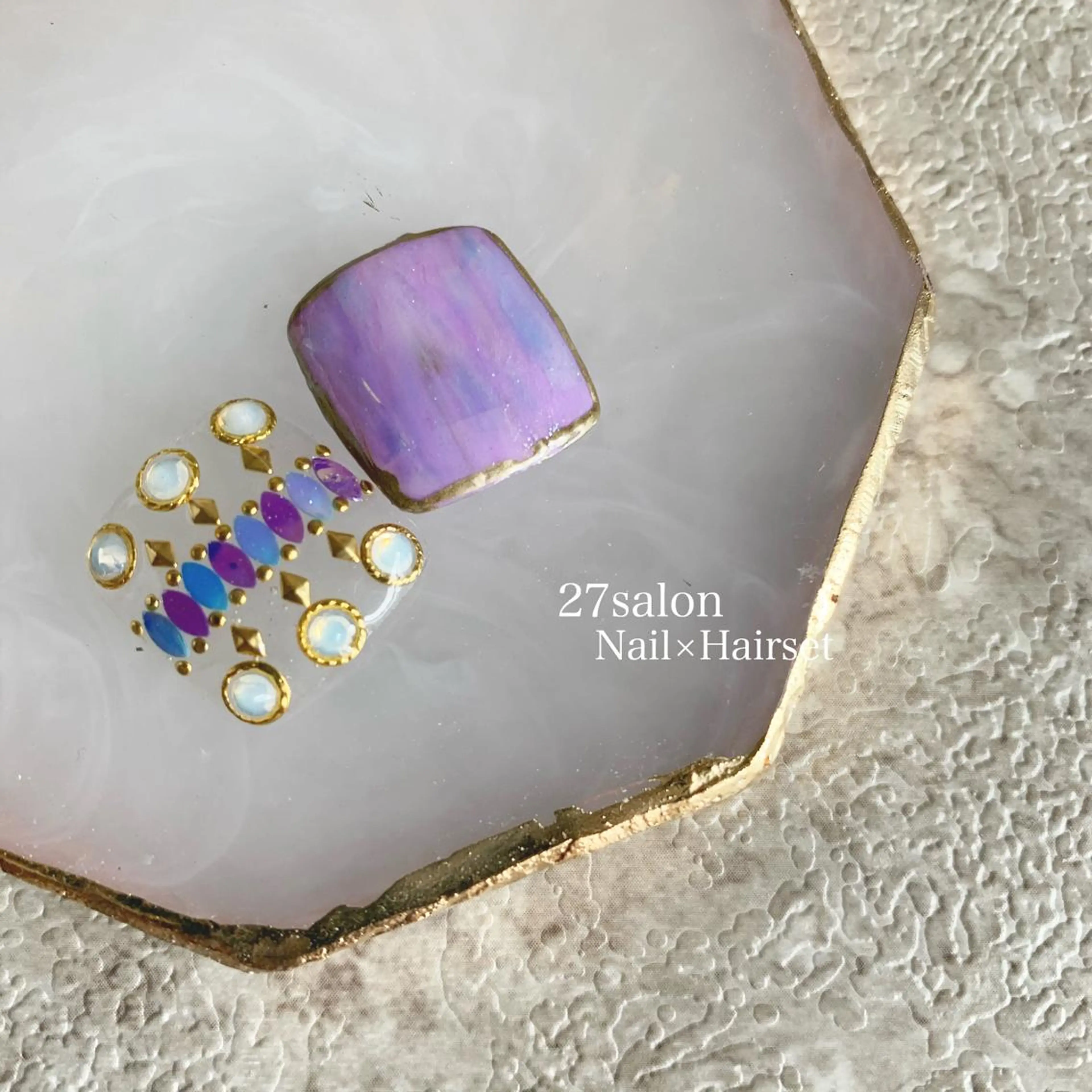 ネイル フットネイル 27salon yuinaのネイルデザイン