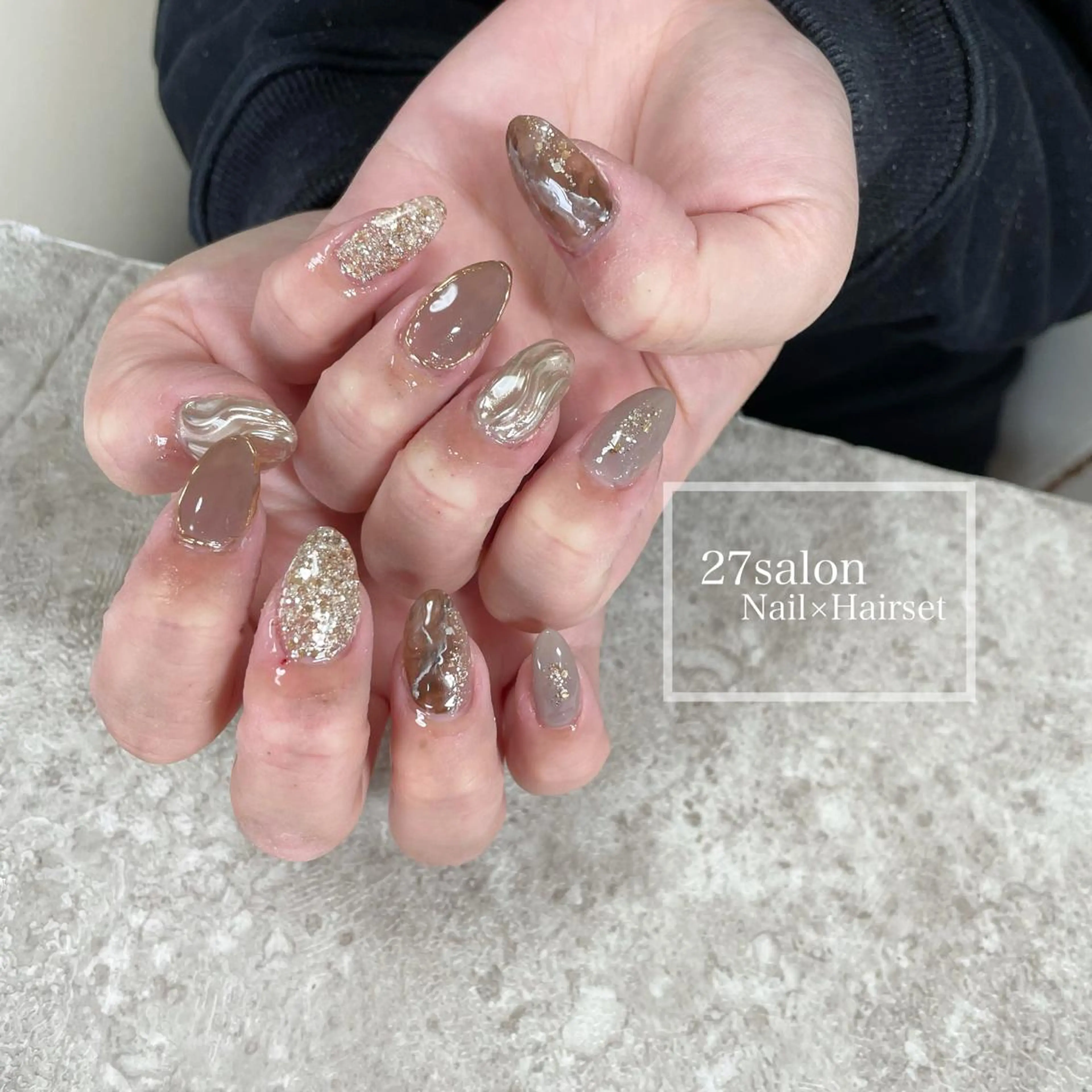 ネイル ニュアンスネイル 27salon yuinaのネイルデザイン