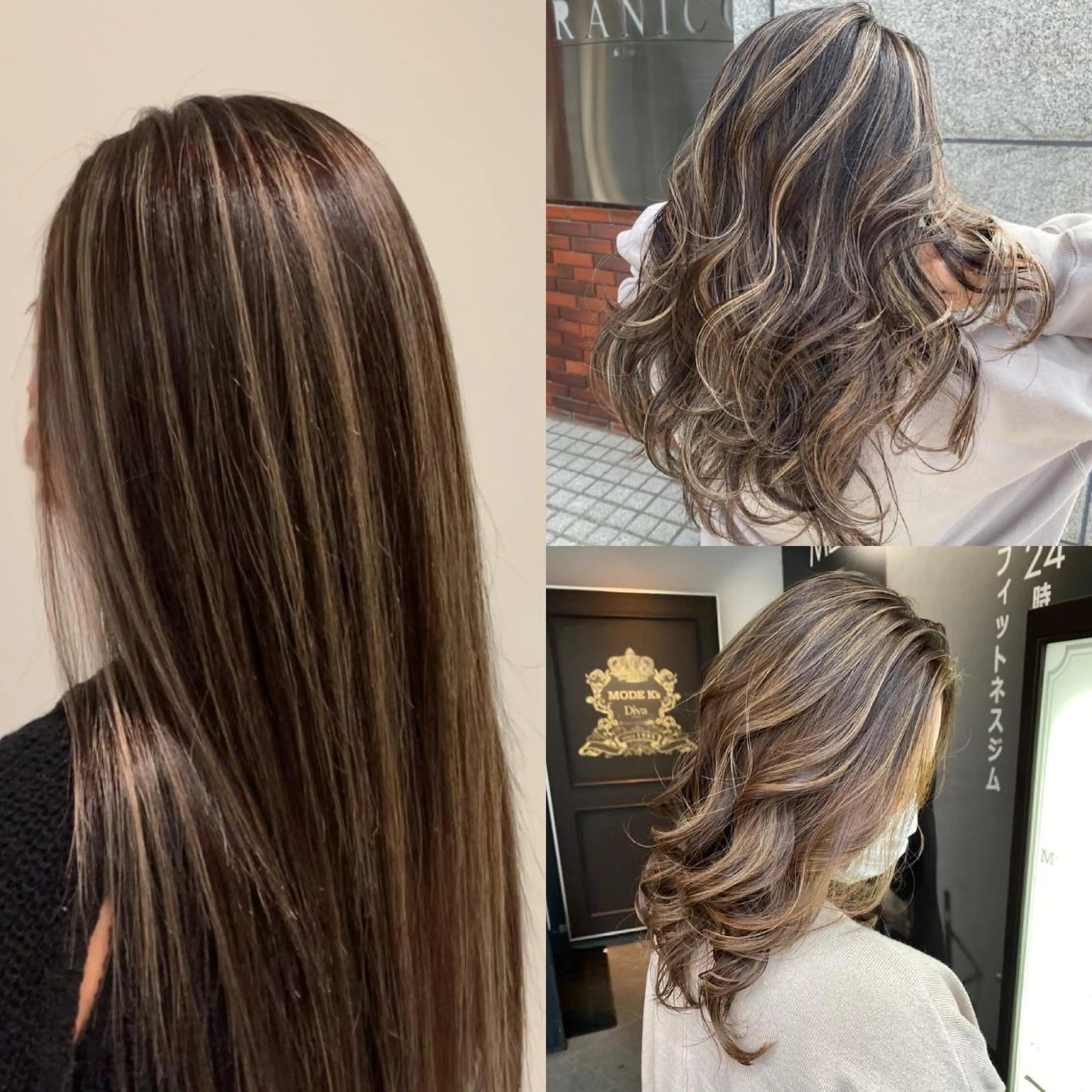 ロング カラー れい🫧 ハイトーン特化のヘアスタイル