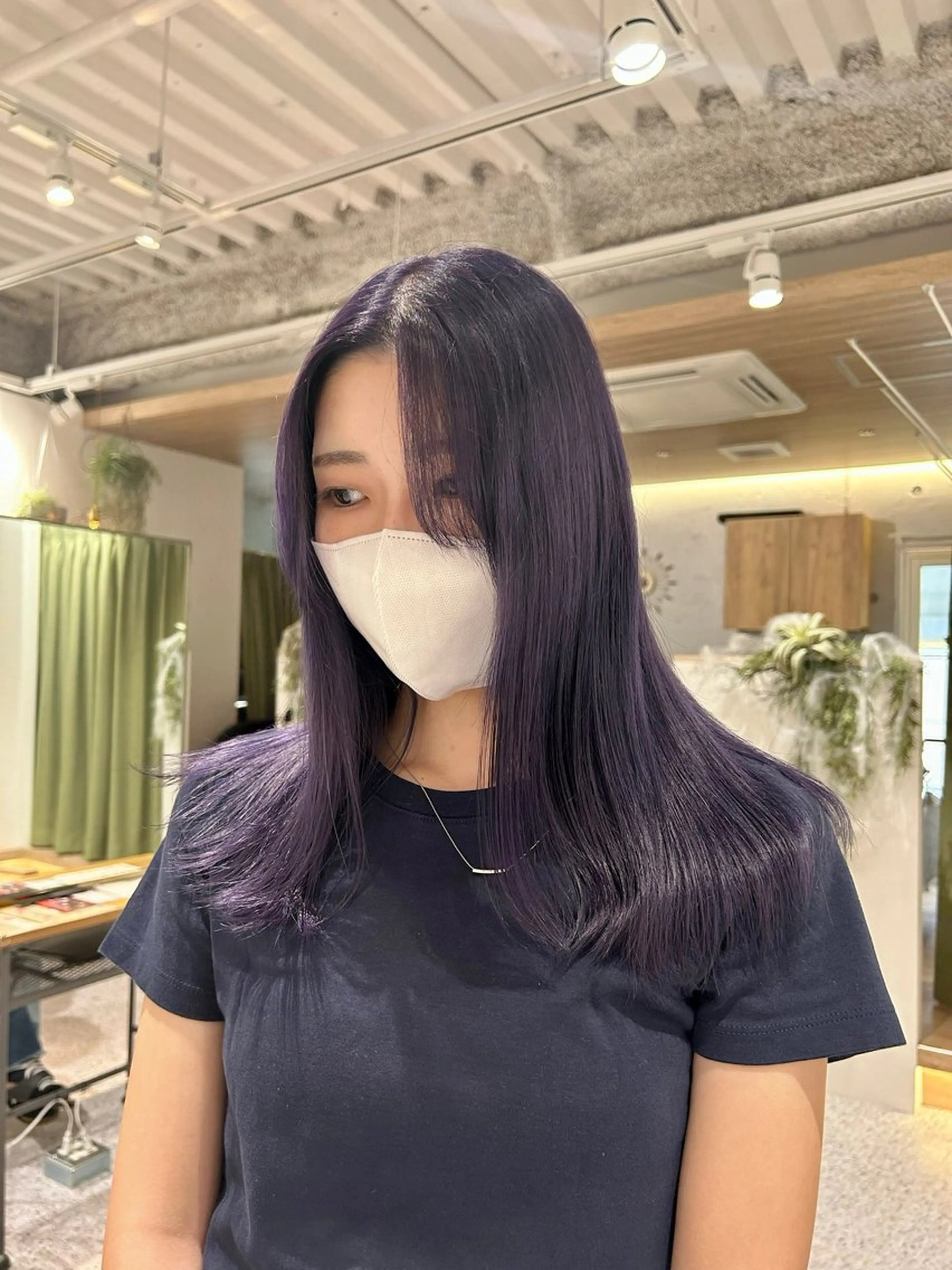 セミロング ヘアカラー hair&eye🎀 /momoKaのヘアスタイル