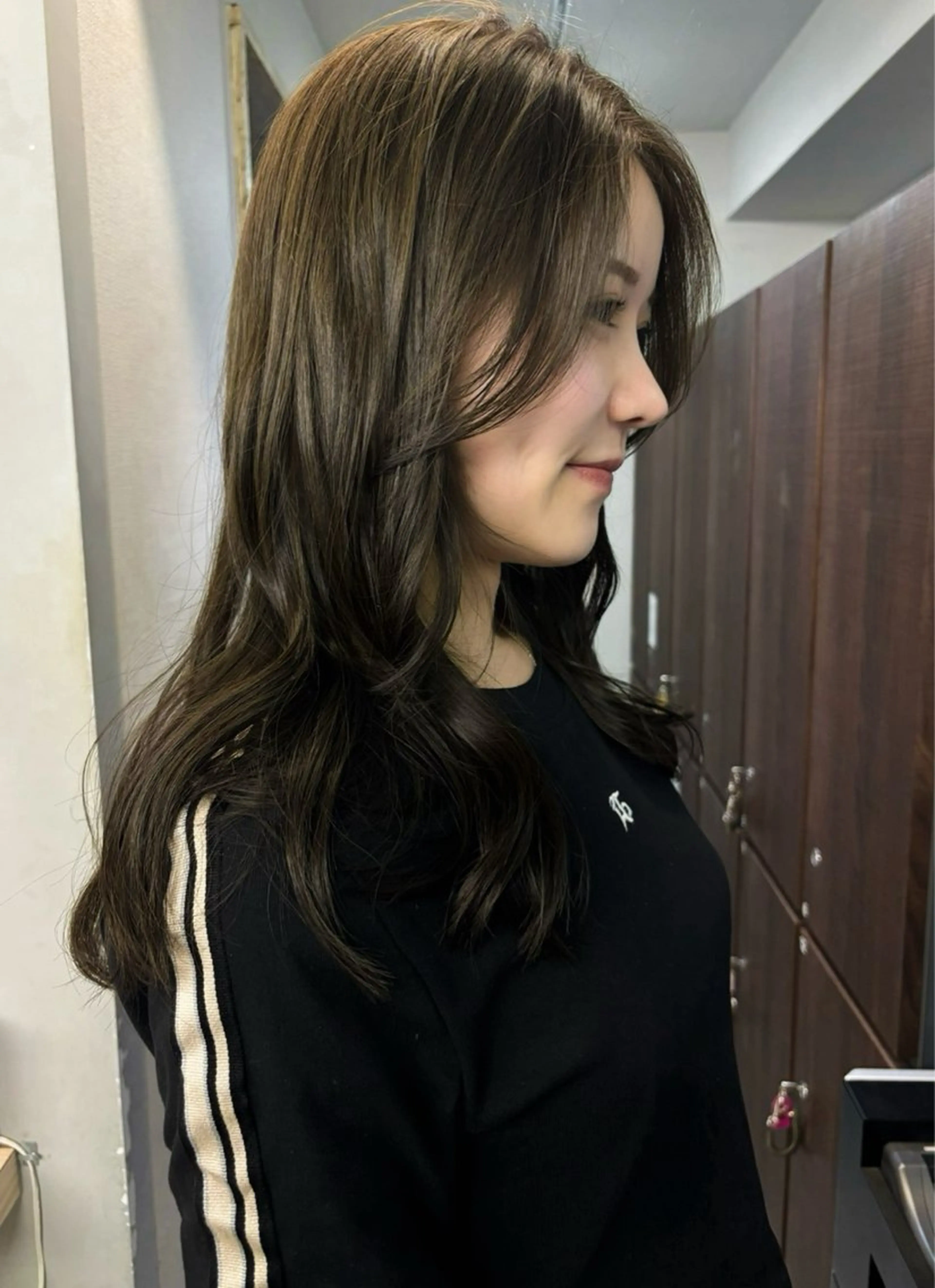 セミロング カラー ヘアアレンジ カット ヘアカラー トリートメント 💟Opus/ Mizuki🐕💟のヘアスタイル