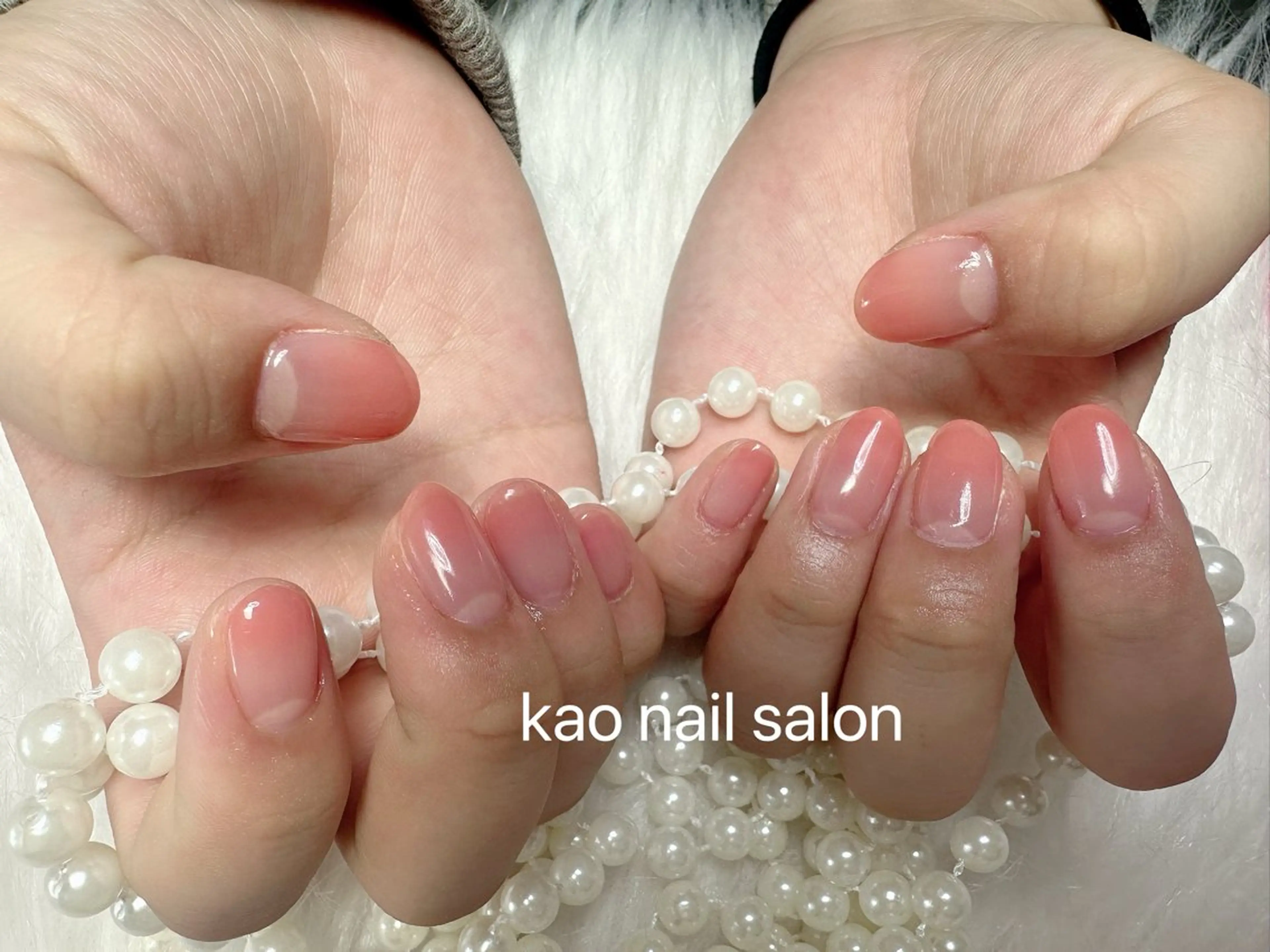 ネイル ハンドネイル kao nail マグネット/長さだしのネイルデザイン
