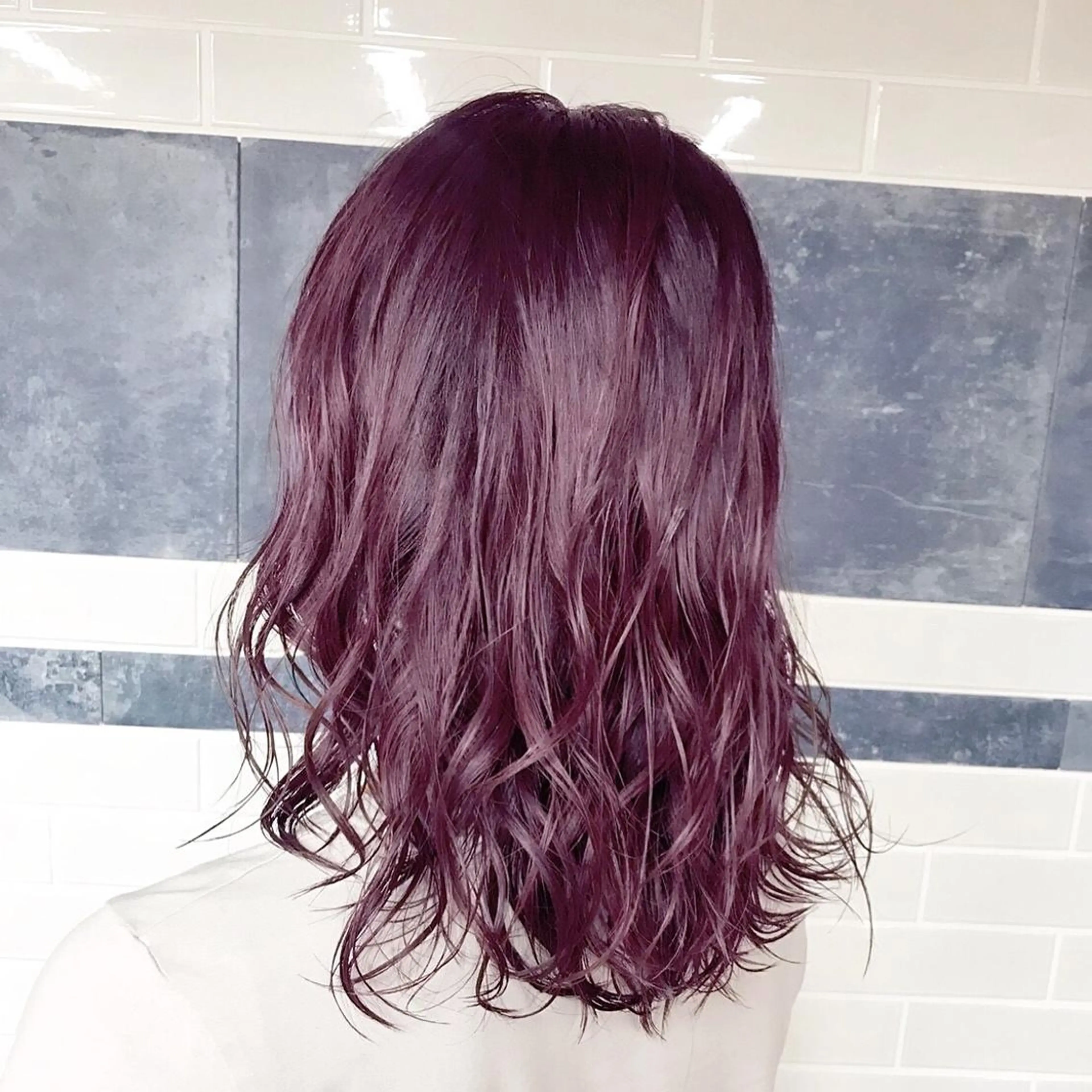 セミロング カラー ブリーチ イルミナカラー カット ヘアカラー トリートメント ❤️Ruminate 日暮里店❤️のヘアスタイル