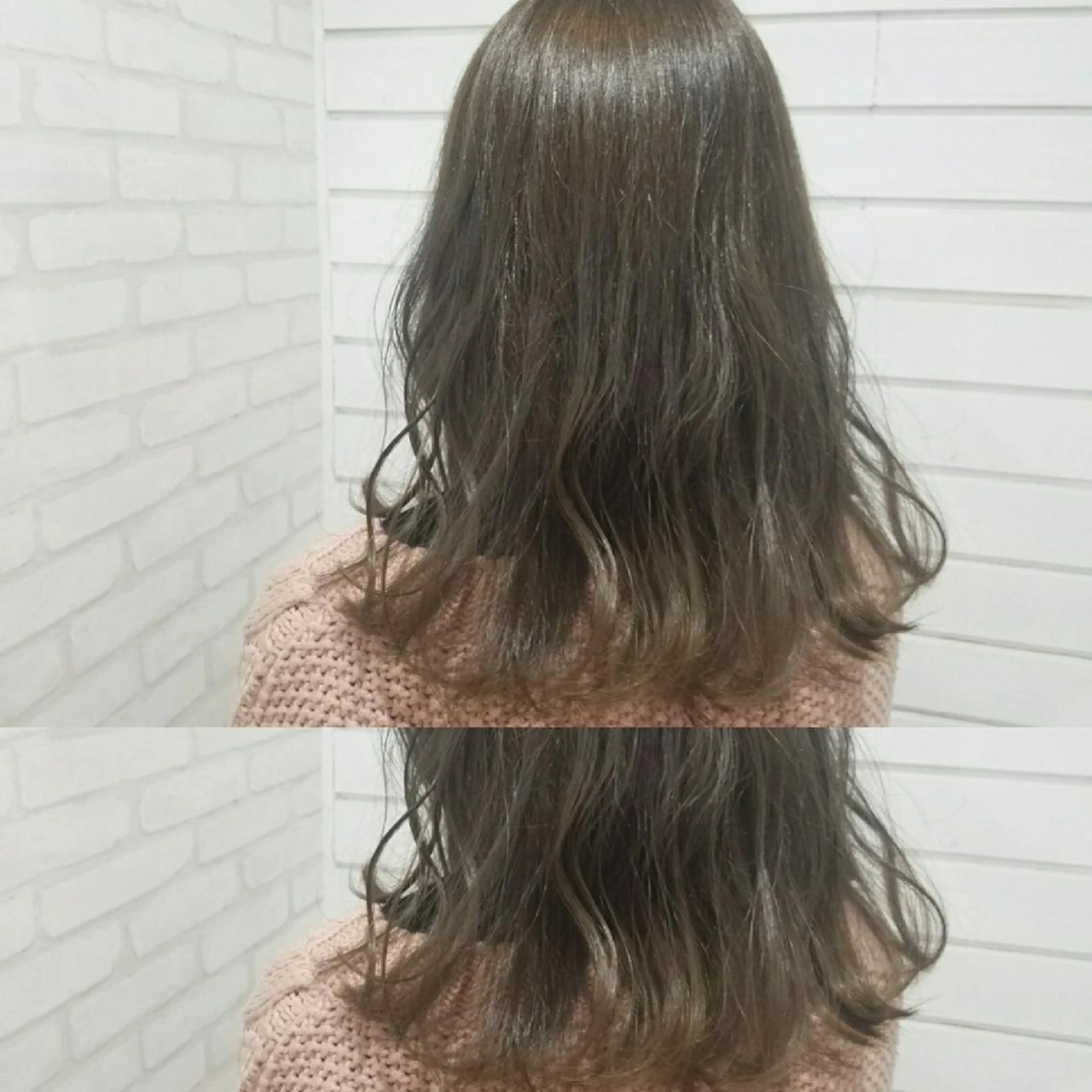 セミロング 今中 小百合のヘアスタイル
