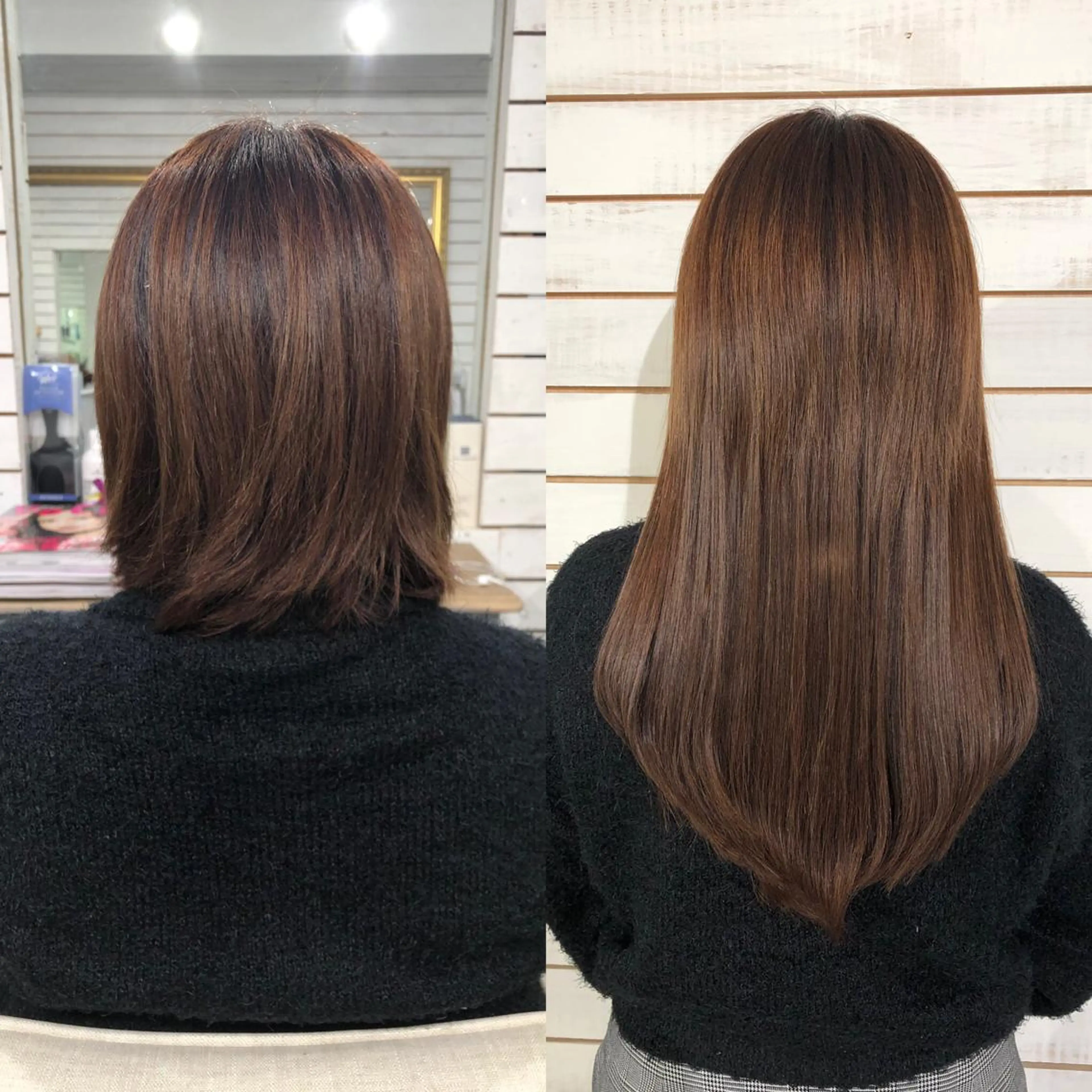 ロング カラー シールエクステ エクステ エクステ 🧡艶髪ちゅるん髪 🫧🧡YUKI❄️のヘアスタイル