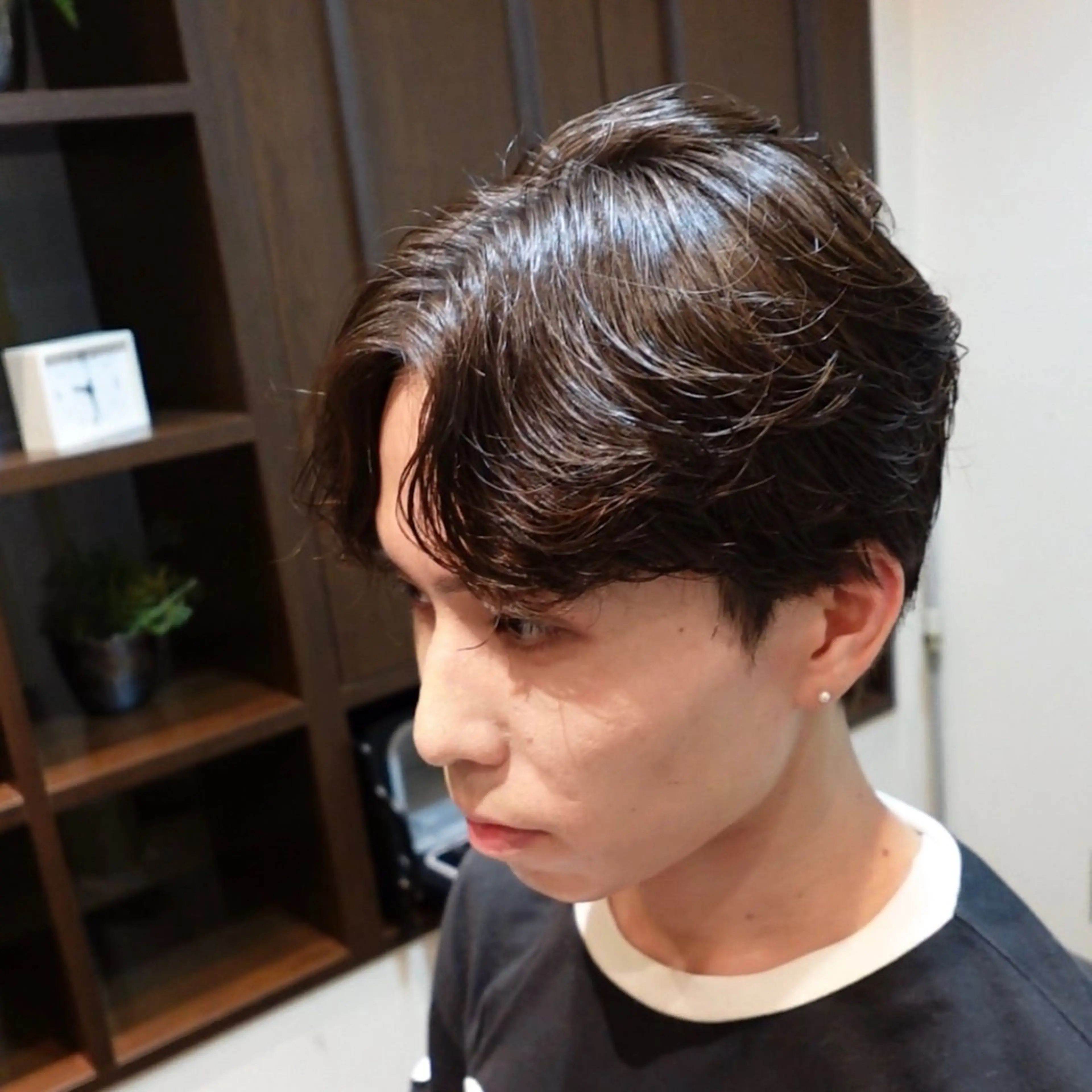 ショート パーマ メンズ カルマパーマ メンズパーマ 浦添メンズ 経験20年／のヘアスタイル