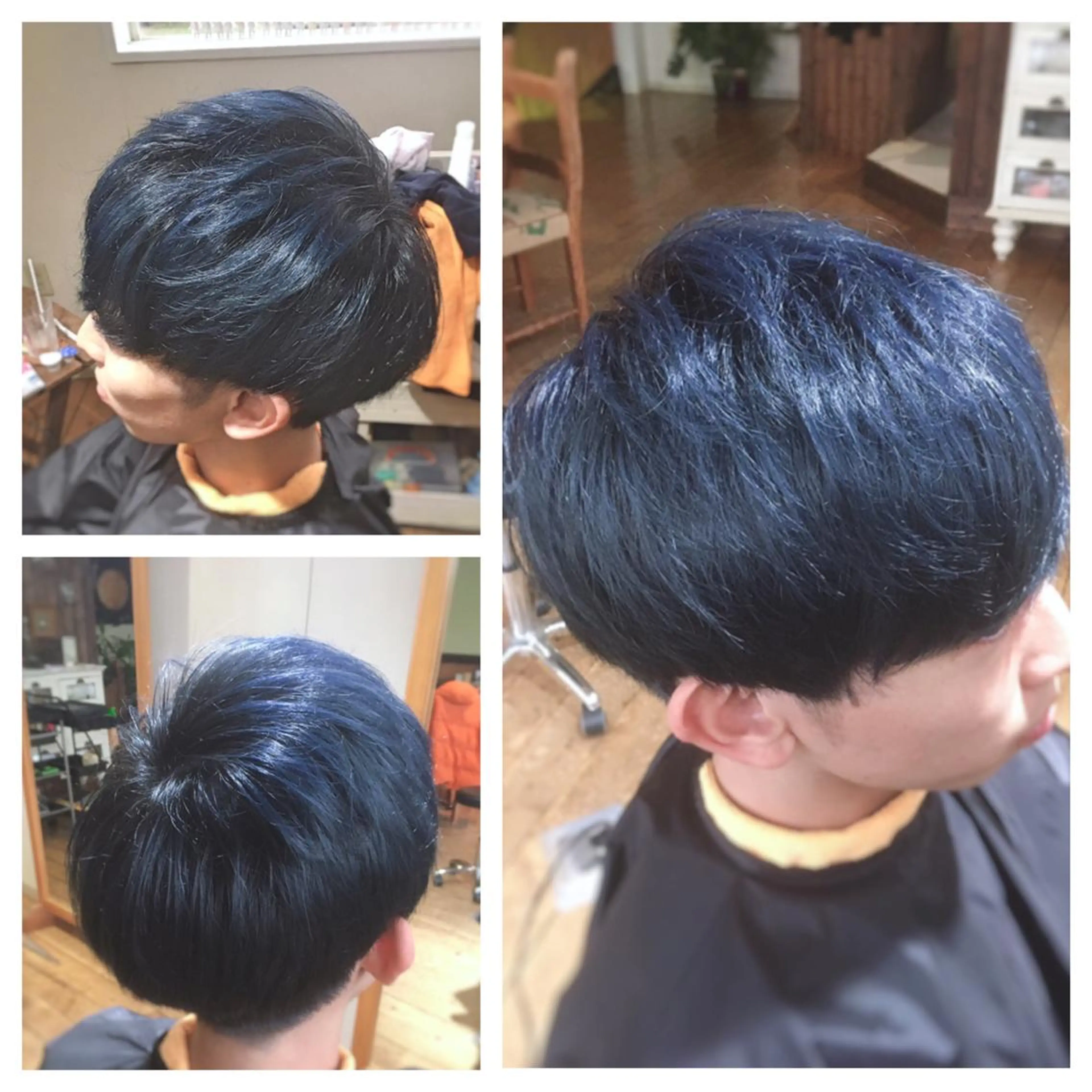 ミディアム カラー メンズ タカハシ ユウヤのヘアスタイル