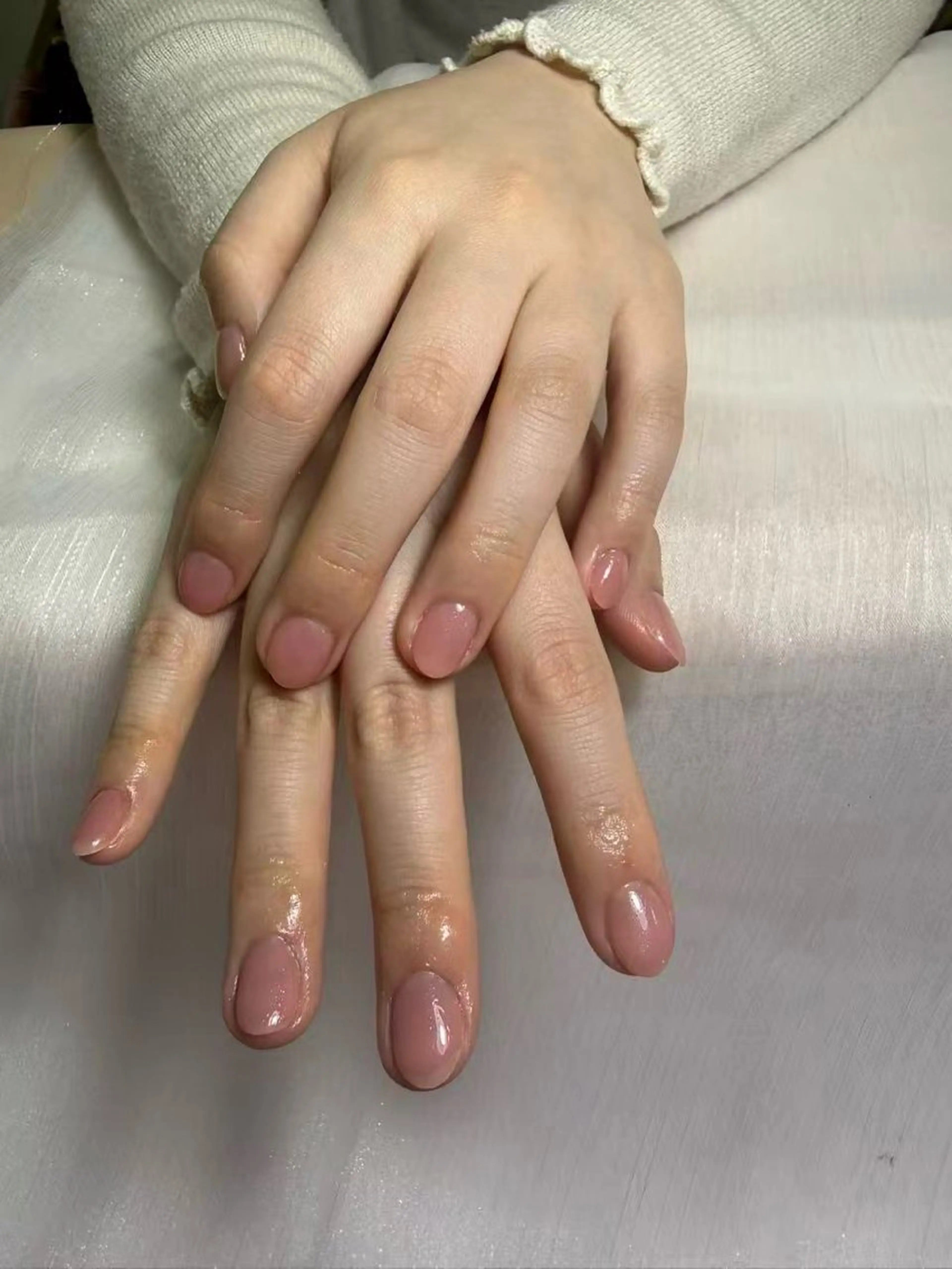 ネイル ワンカラーネイル モニカネイル EIKOのネイルデザイン