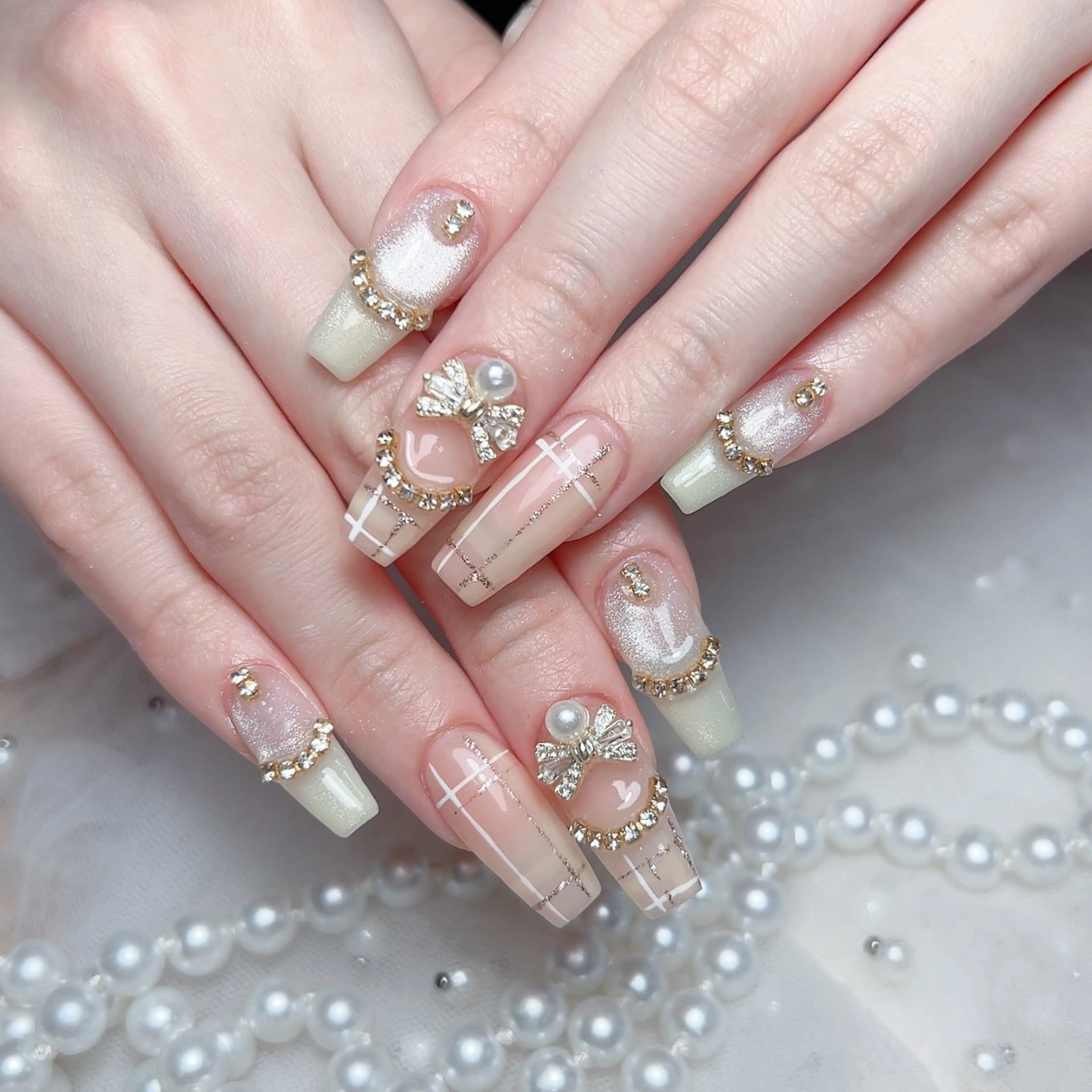 ネイル M🌷nail 長さだし専門店のネイルデザイン