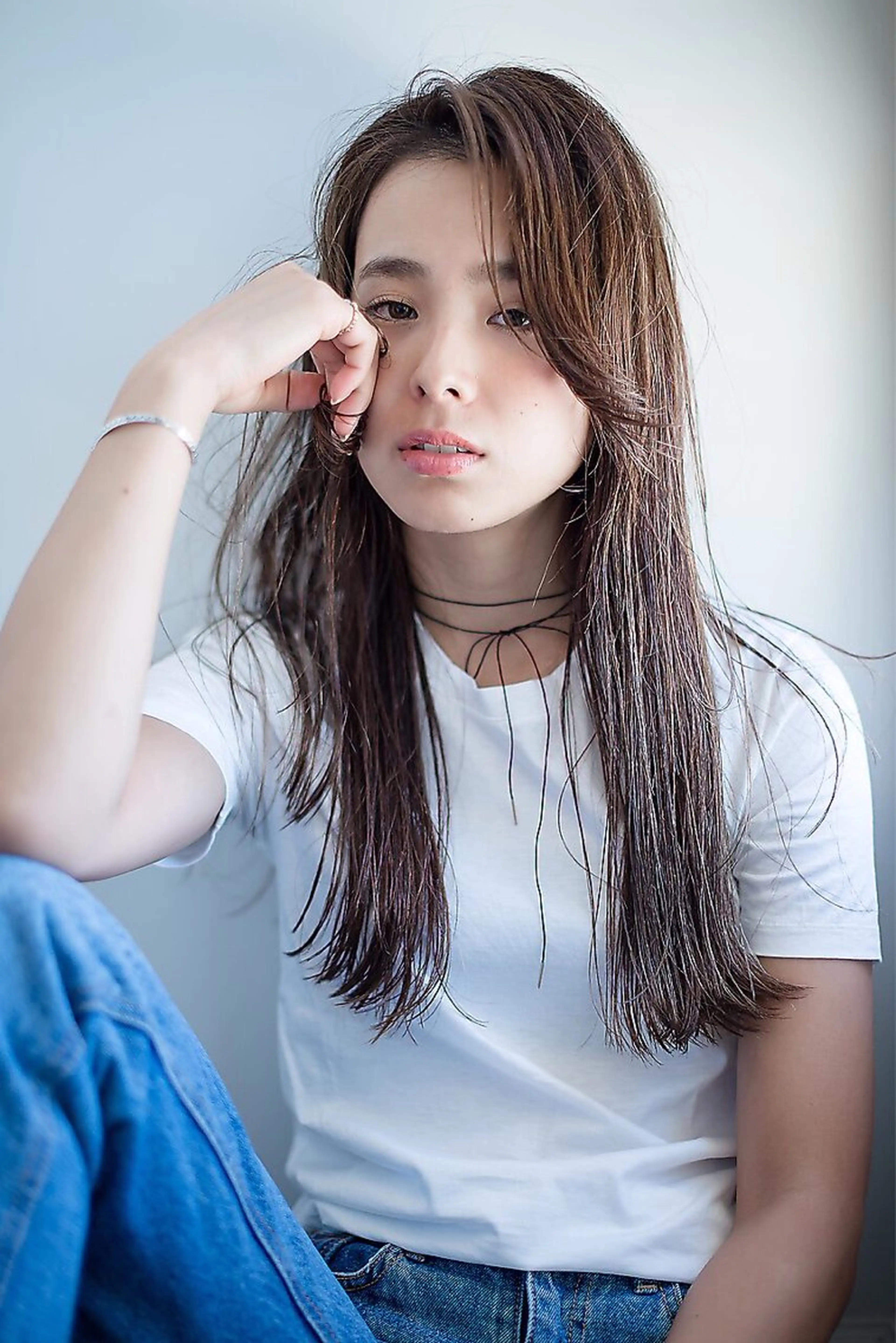 セミロング 縮毛矯正 ATELIER 本厚木のヘアスタイル