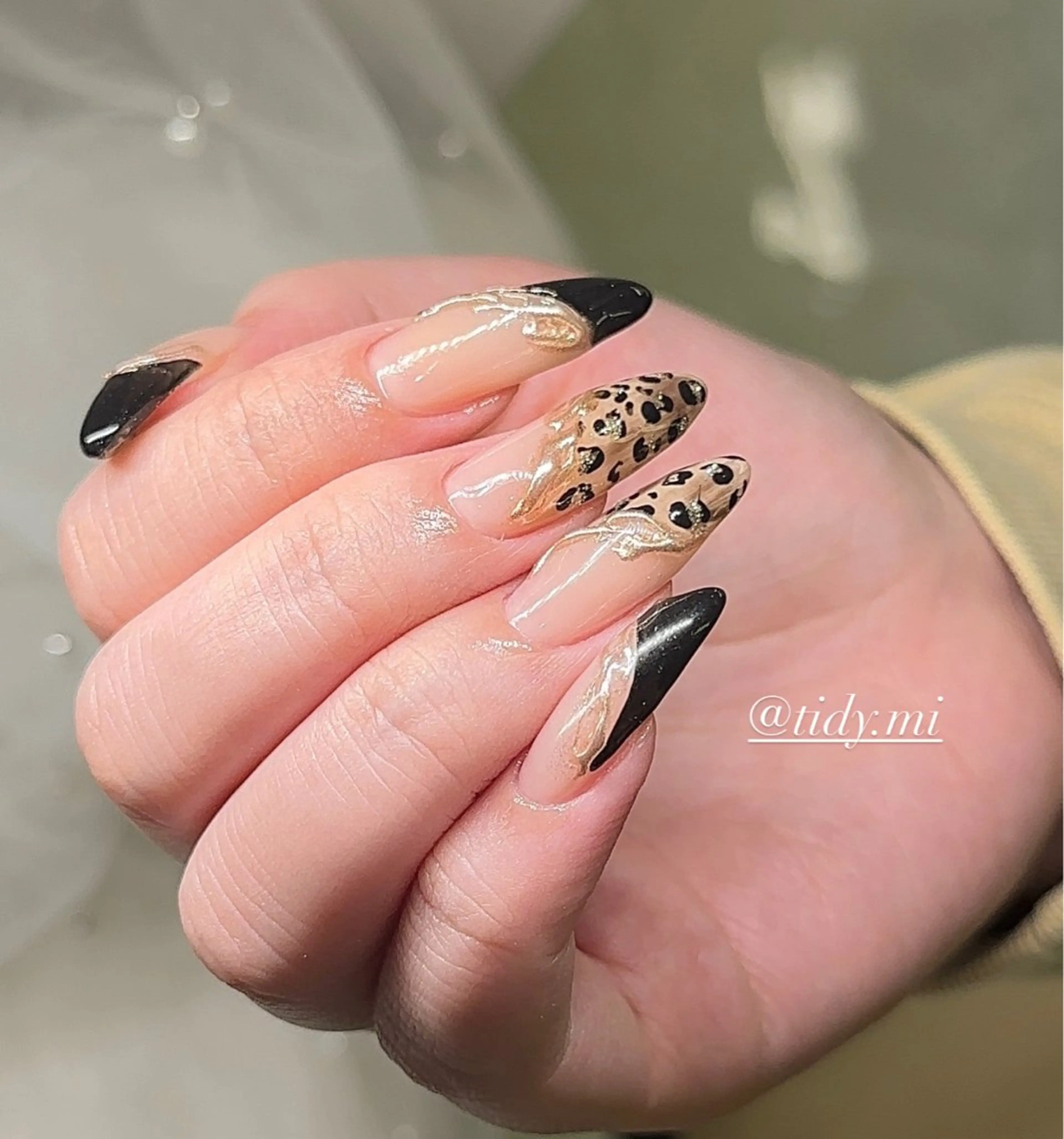 ネイル ジェルネイル キラキラネイル 韓国ネイル 持ち込み スカルプネイル TIDY .のネイルデザイン