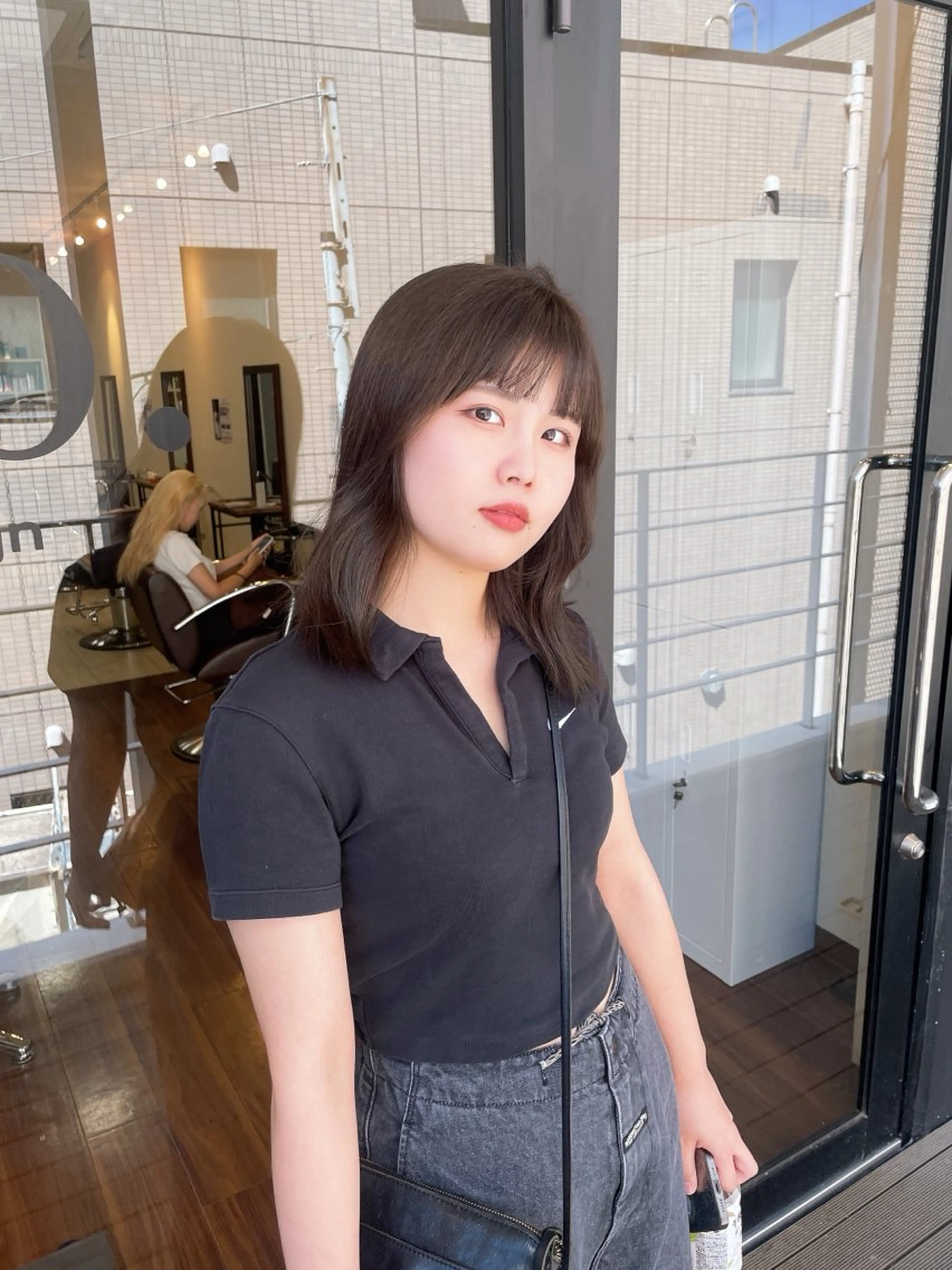 ショート カラー ヘアアレンジ 透明感カラー グレージュ オリーブグレージュ オリーブグレー カット ヘアカラー トリートメント 青髪特化🩵 ダブルカラーのヘアスタイル