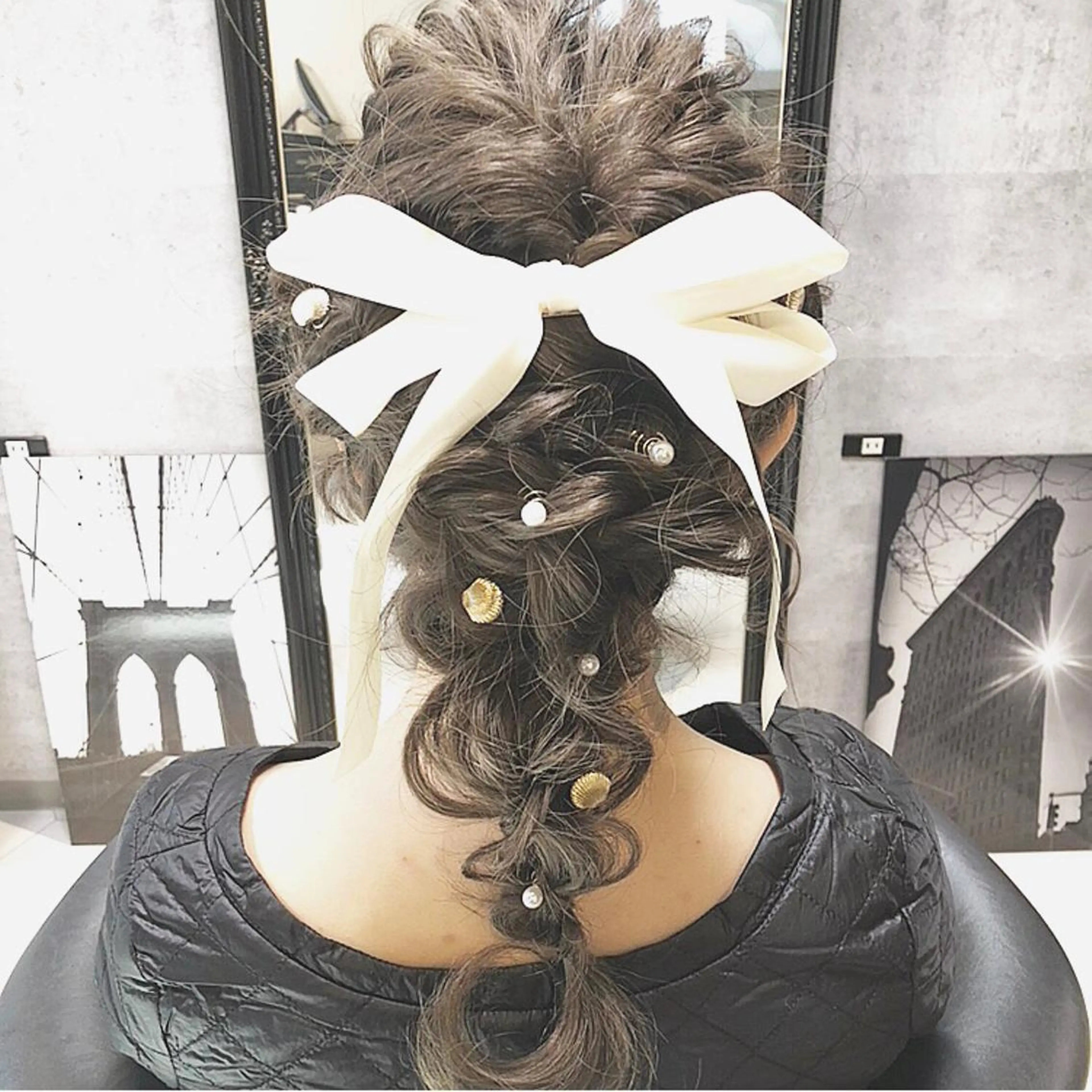セミロング ヘアアレンジ 透明感カラー 🫰🏻💗 高橋舞のその他イメージ
