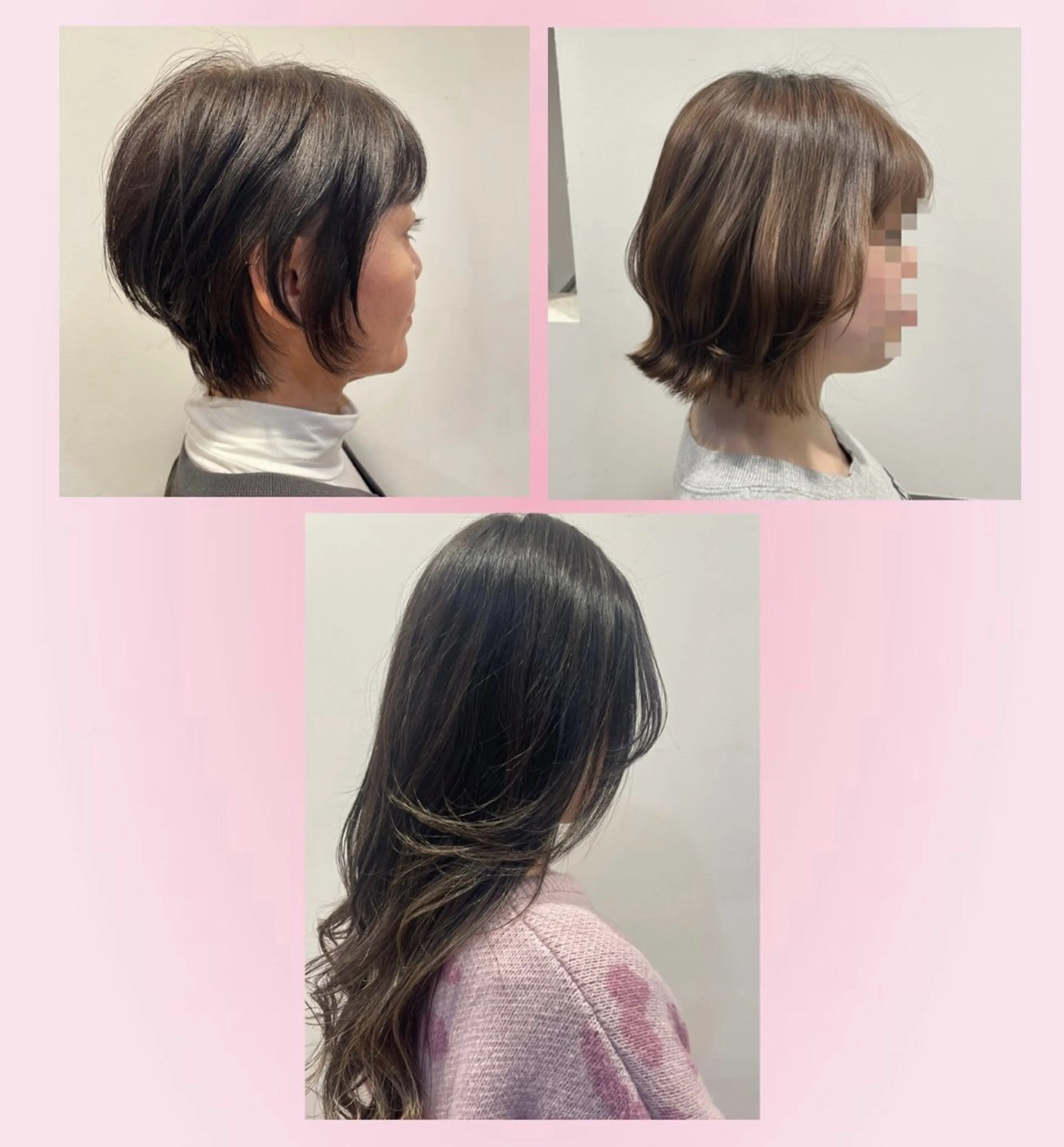 🚺レディースカット(ロング・ボブ・ショート)➕髪質改善シャンプー🫧の写真