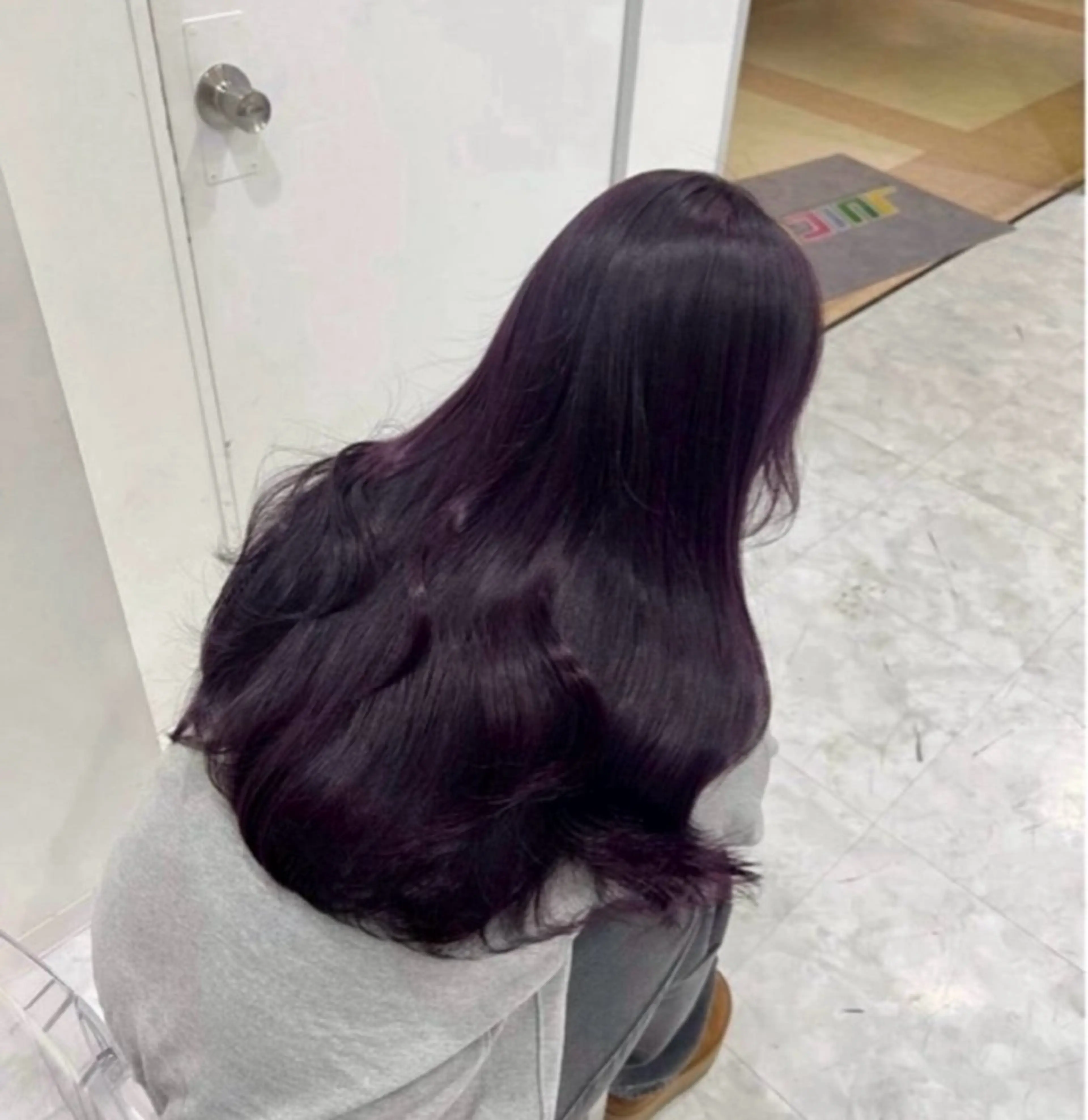 ロング ヘアカラー miku/ラベンダー 透明感カラー🪻❤︎のヘアスタイル