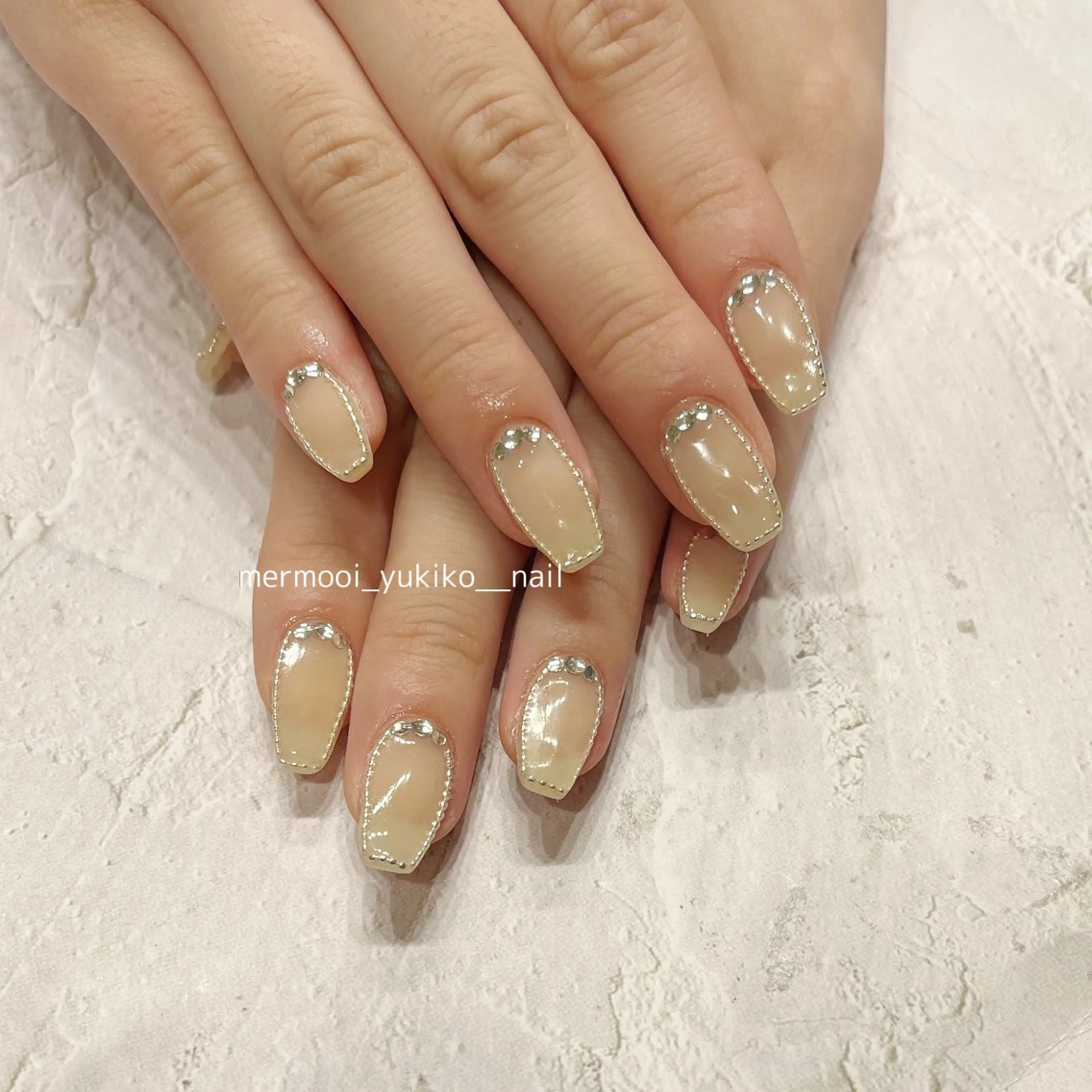 ネイル アートネイル ジェルネイル 韓国ネイル パラジェル スカルプネイル ハンドネイル mermooi所属・melumooi nailのネイルデザイン