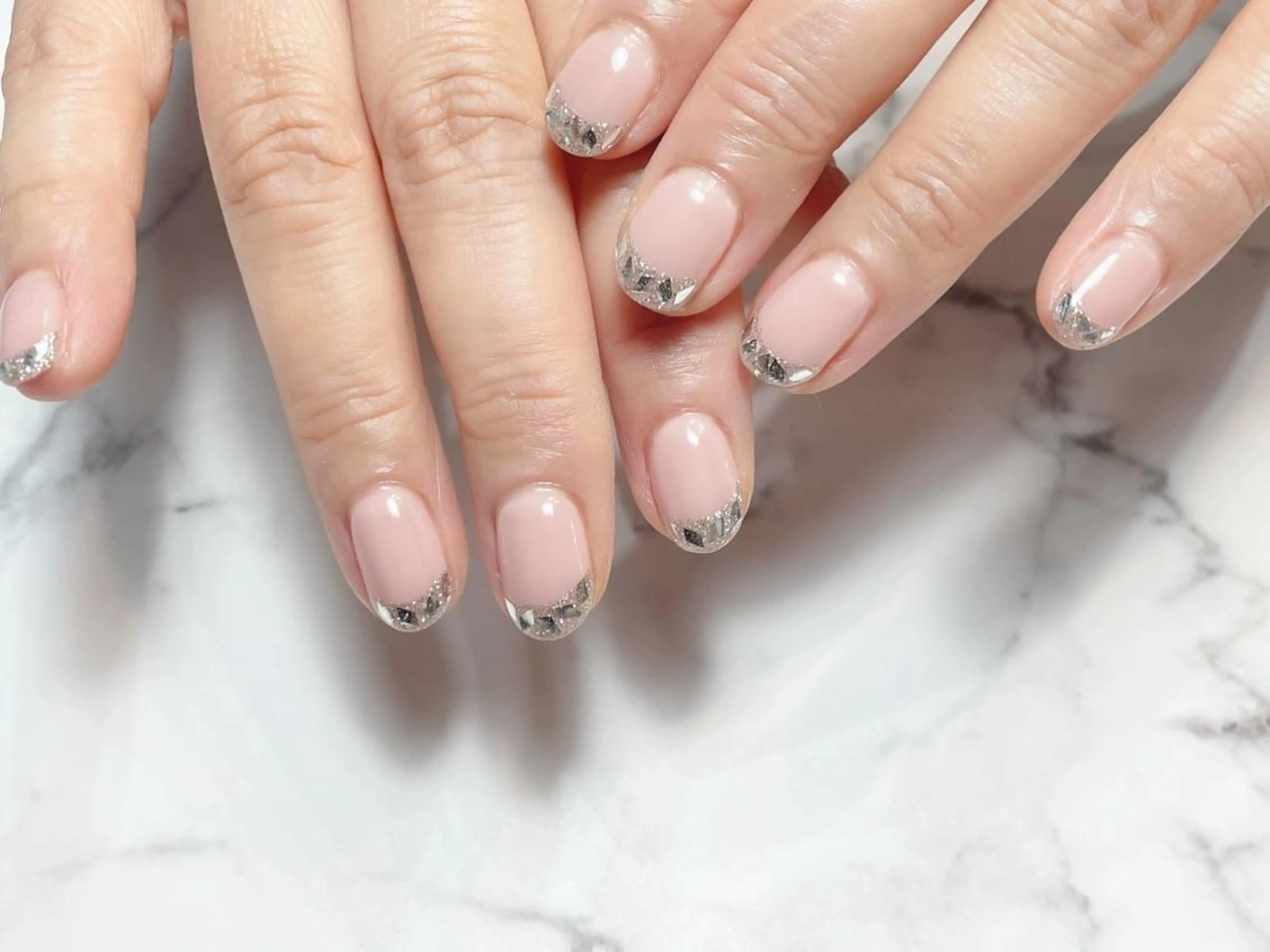 ネイル アートネイル ジェルネイル ニュアンスネイル パラジェル Nailist Honamiのネイルデザイン