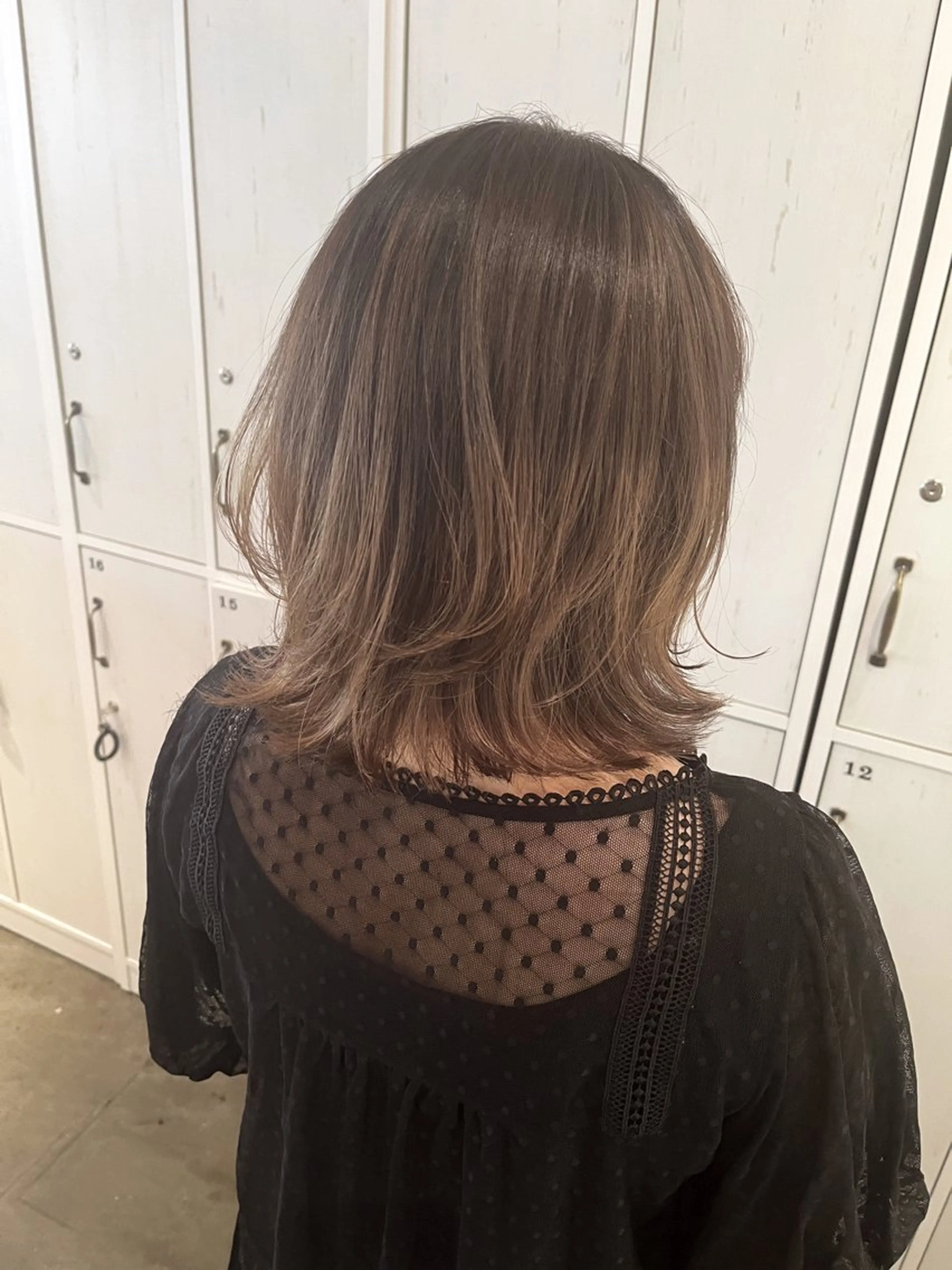 ミディアム カラー 銀座🤍ボブ/ ミディアム/佐野夢美のヘアスタイル