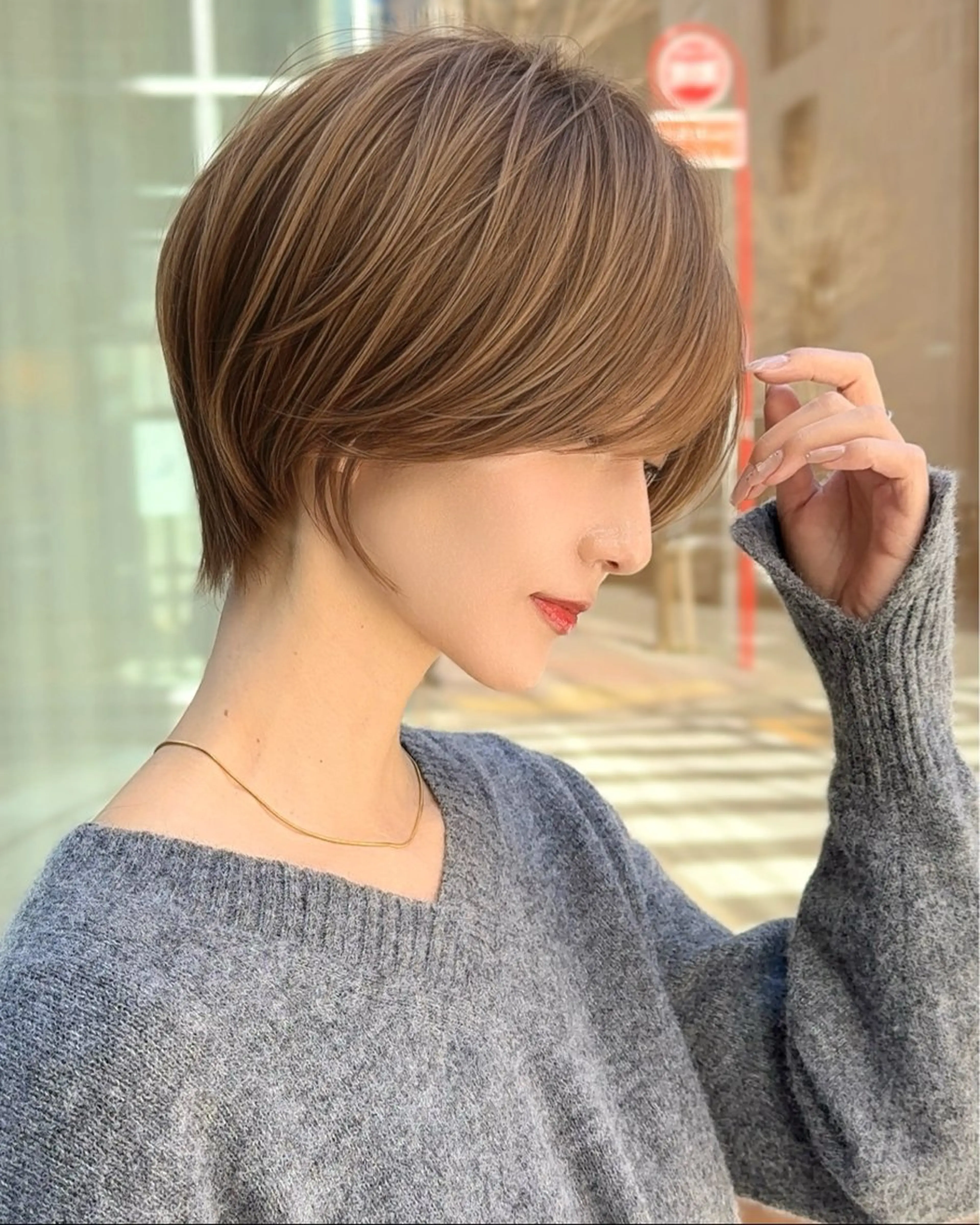 ショート カラー ⭐️銀座/ショート/ 艶カラー/りょうがのヘアスタイル