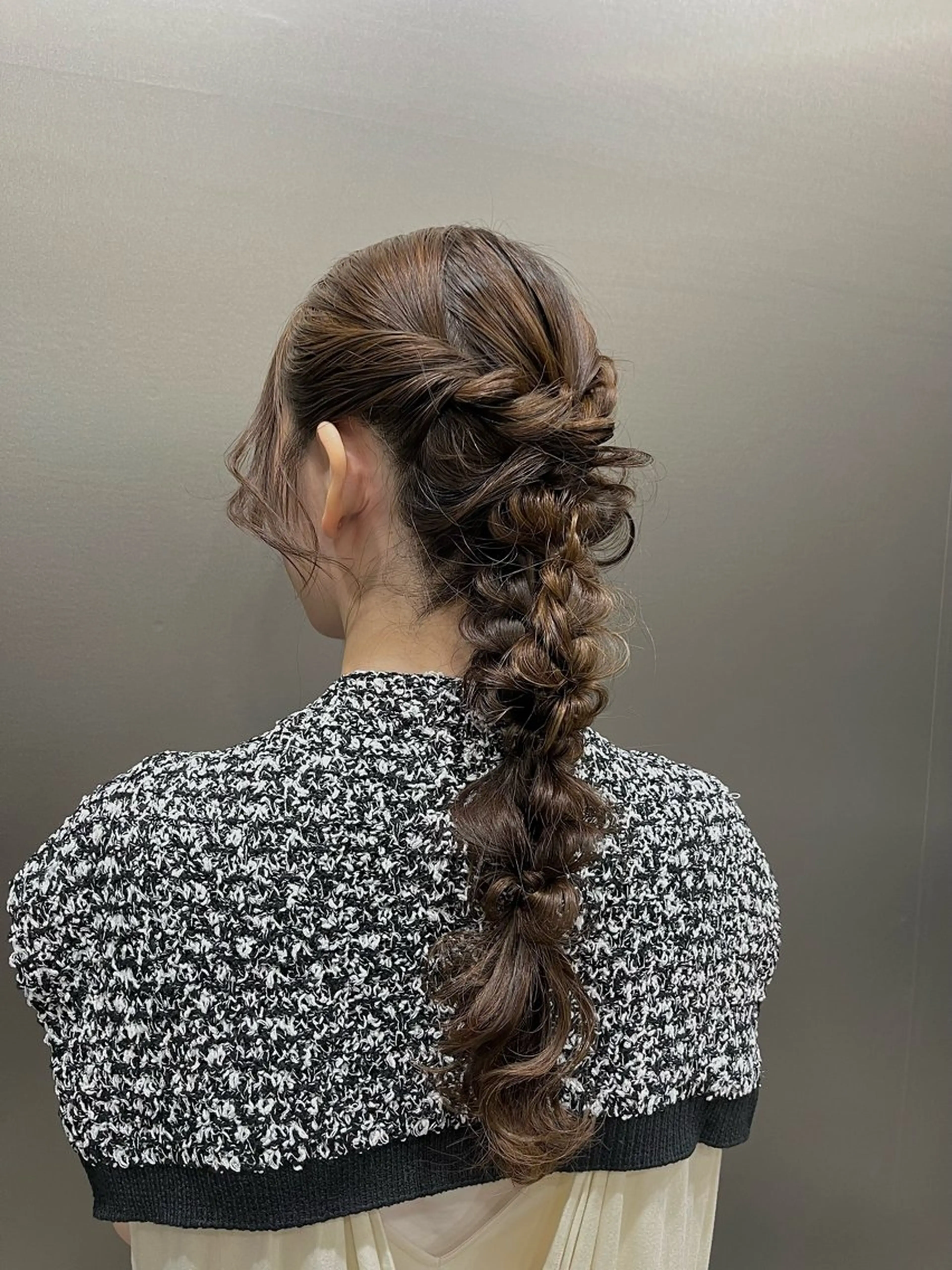 ロング ヘアアレンジ ウスイマイコ カット/ケアカラーのヘアスタイル