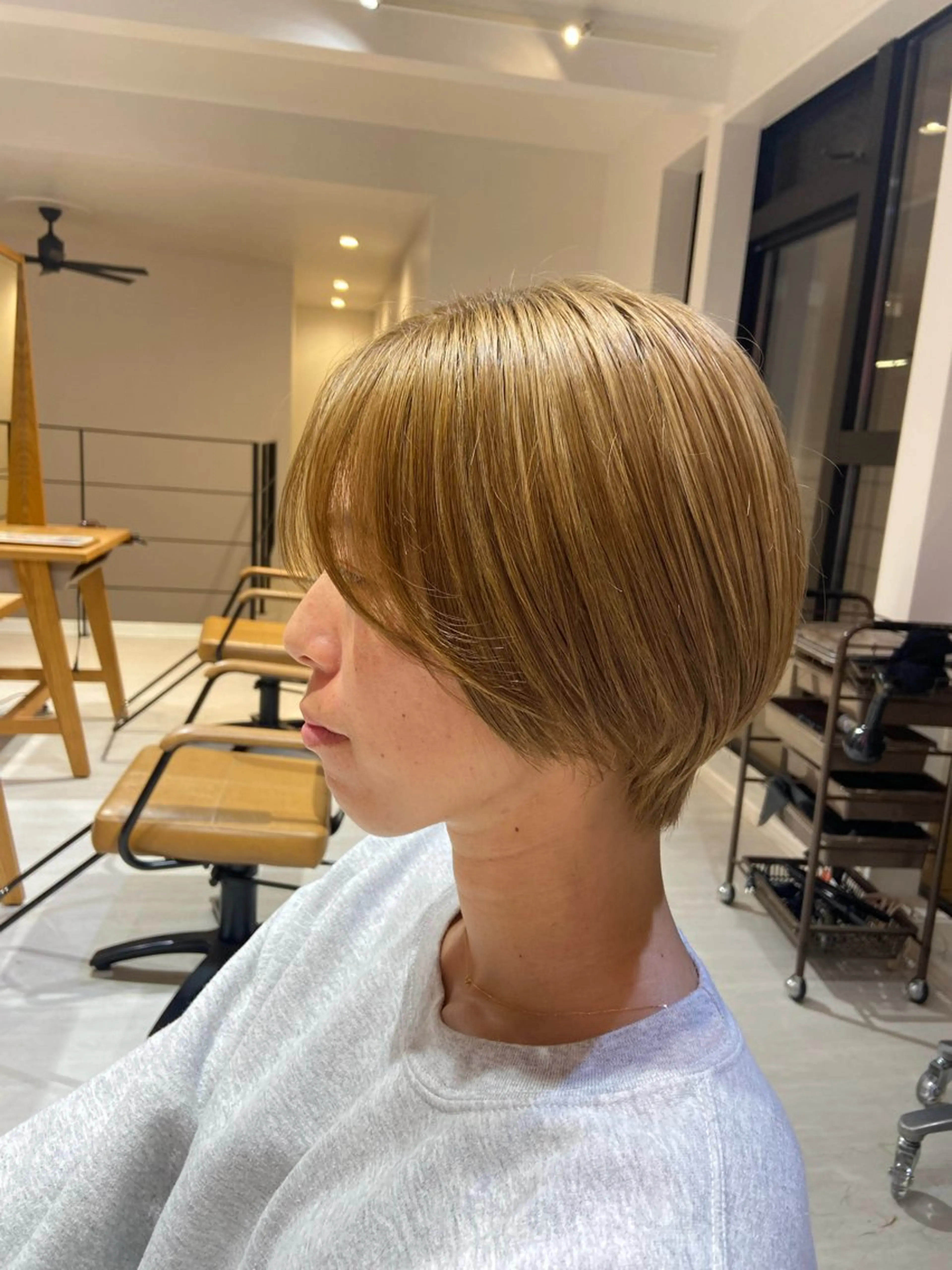 ショート ヤタガイ ミツエのヘアスタイル
