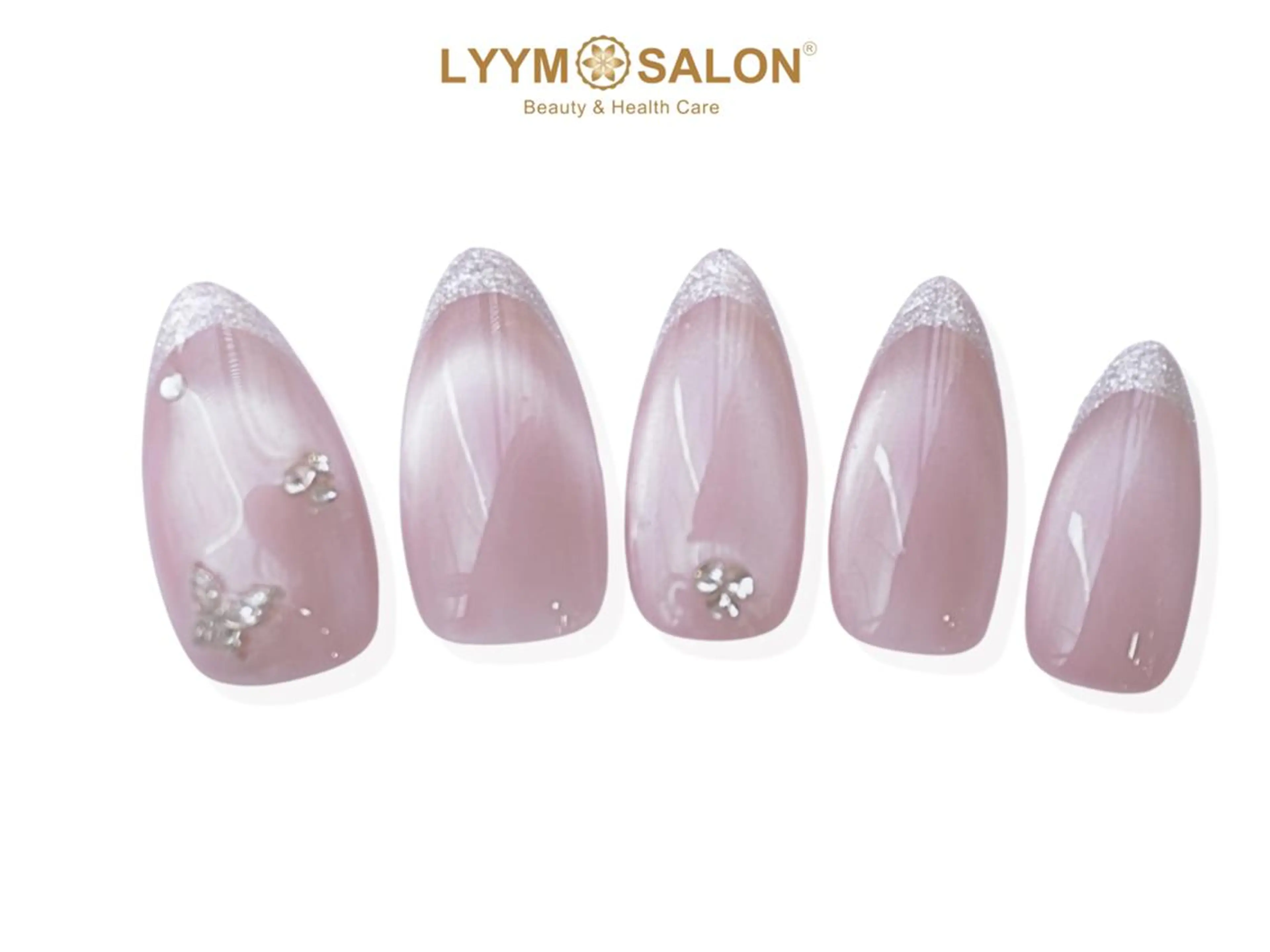 ネイル フラッシュネイル フレンチネイル 韓国ネイル ラメ(グリッター) マグネットネイル ハンドネイル ハンドケア LYYM Salon Miraのネイルデザイン