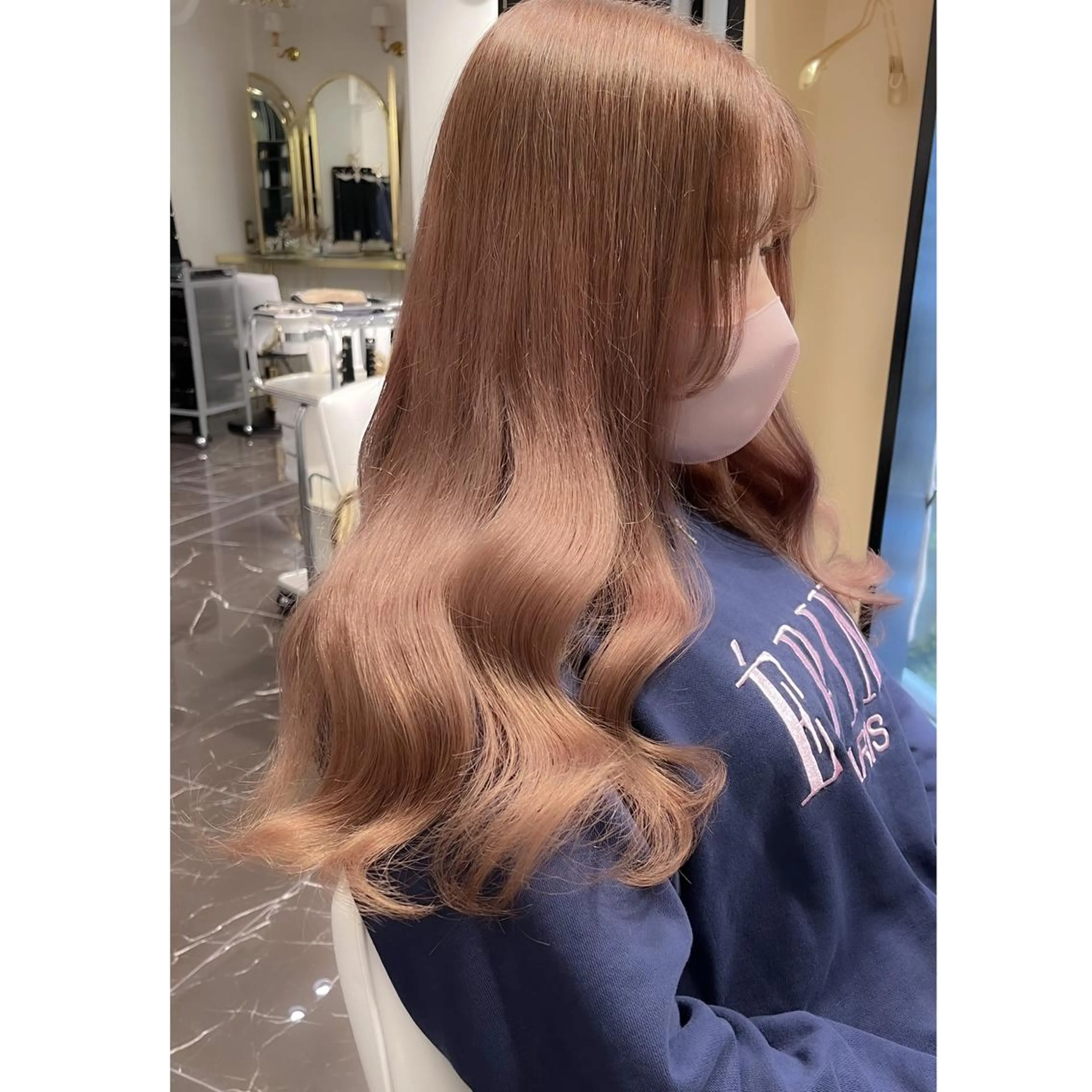ロング カラー ブリーチ ヘアカラー miyu /トレンド カラー×艶髪のヘアスタイル