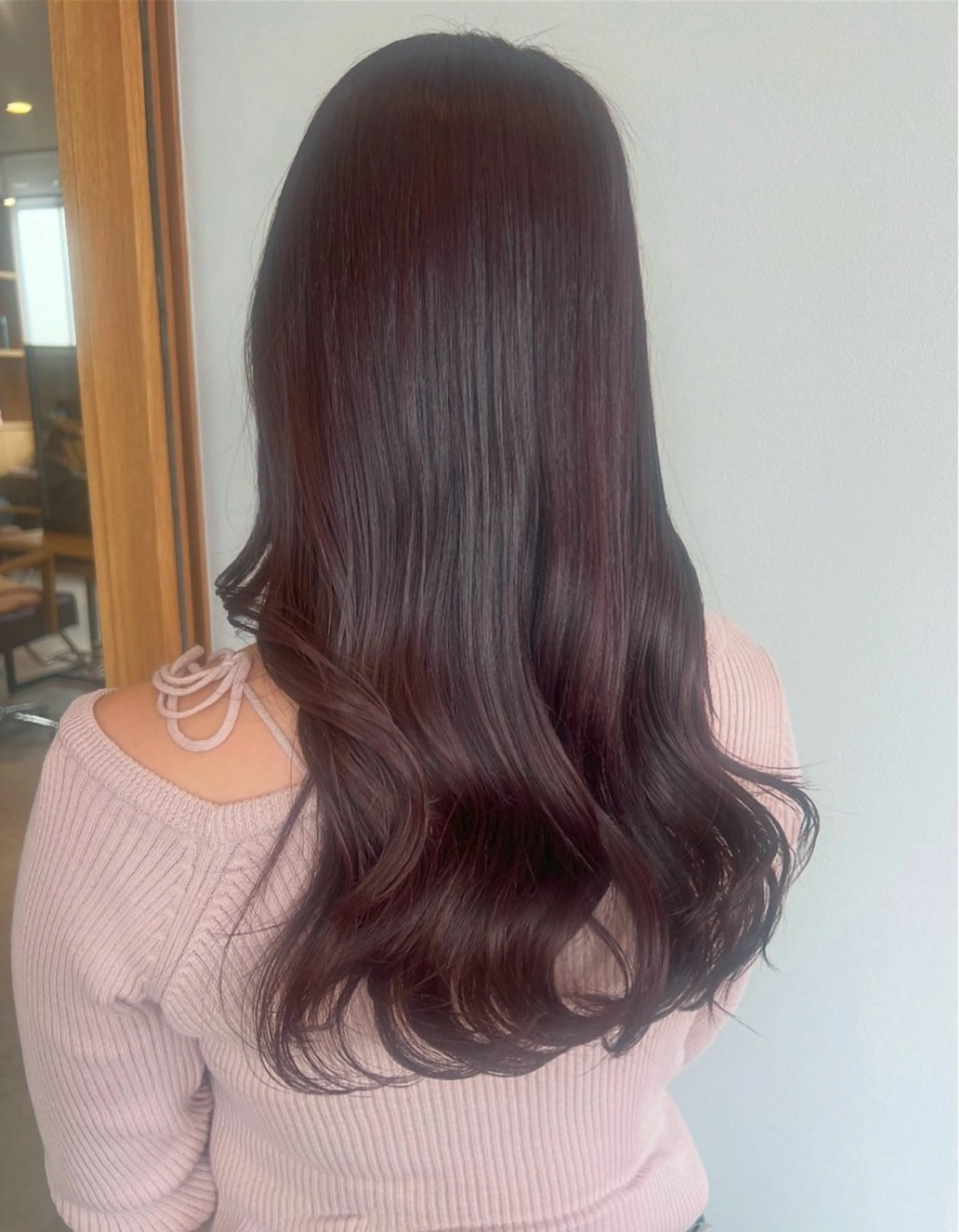 ロング カラー パーマ ヘアアレンジ メンズ カット ヘアカラー トリートメント 透明感カラー／ 新潟万代/池野里衣のヘアスタイル