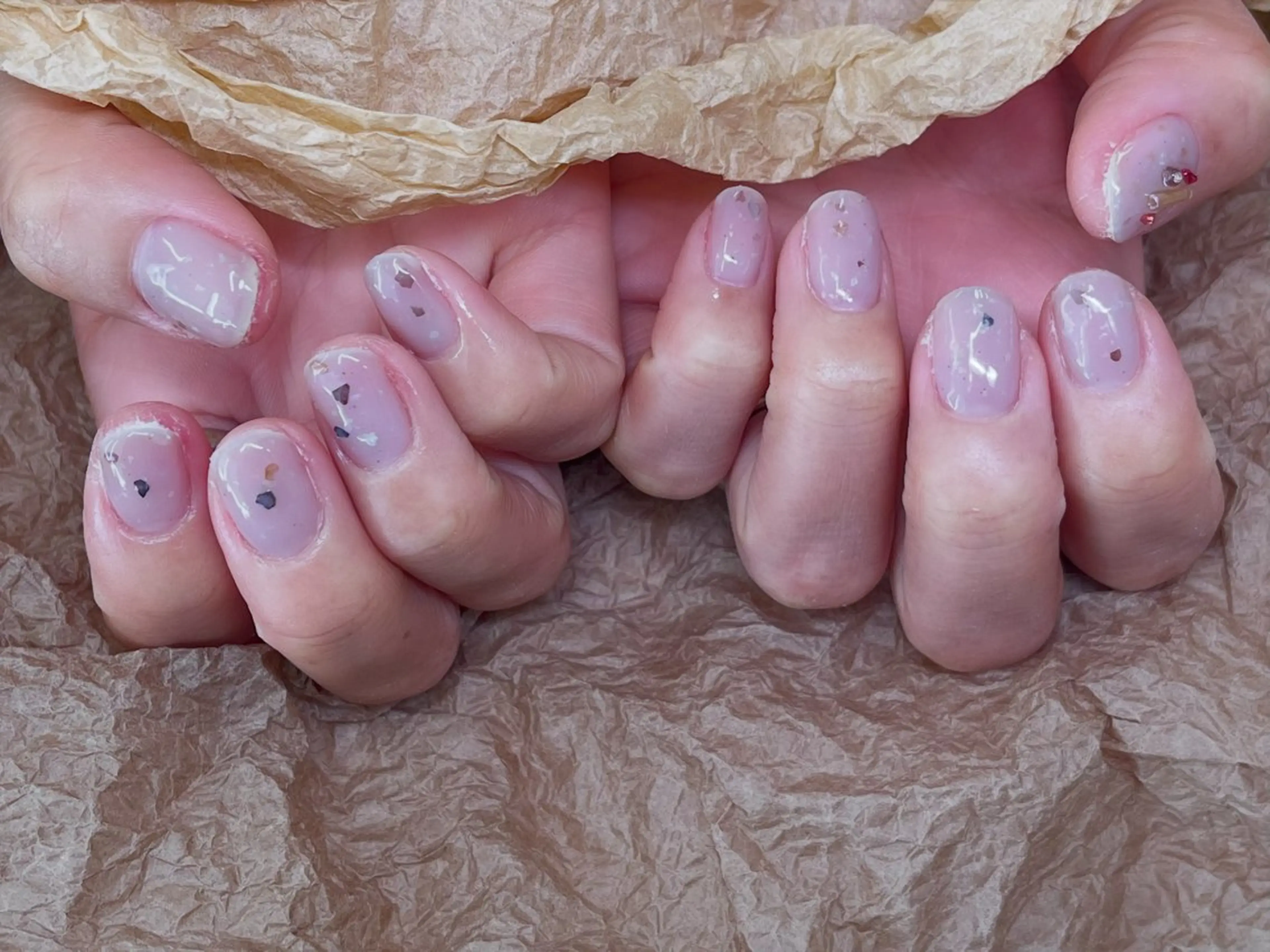 ネイル 持ち込み ワンカラーネイル ワンホンネイル ToliyDeliy Nail Salonのネイルデザイン