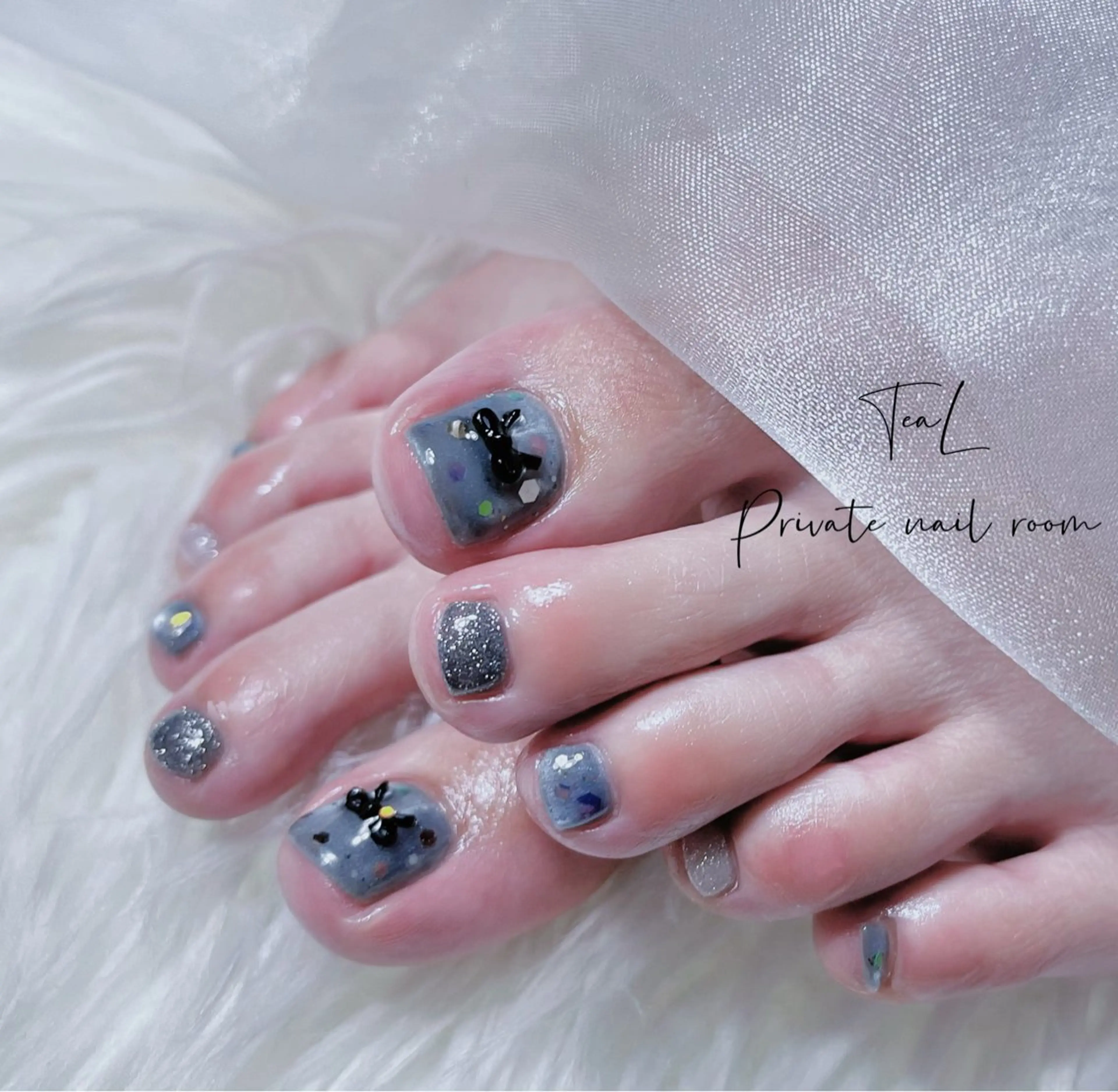 ネイル フットネイル TeaL nailのネイルデザイン