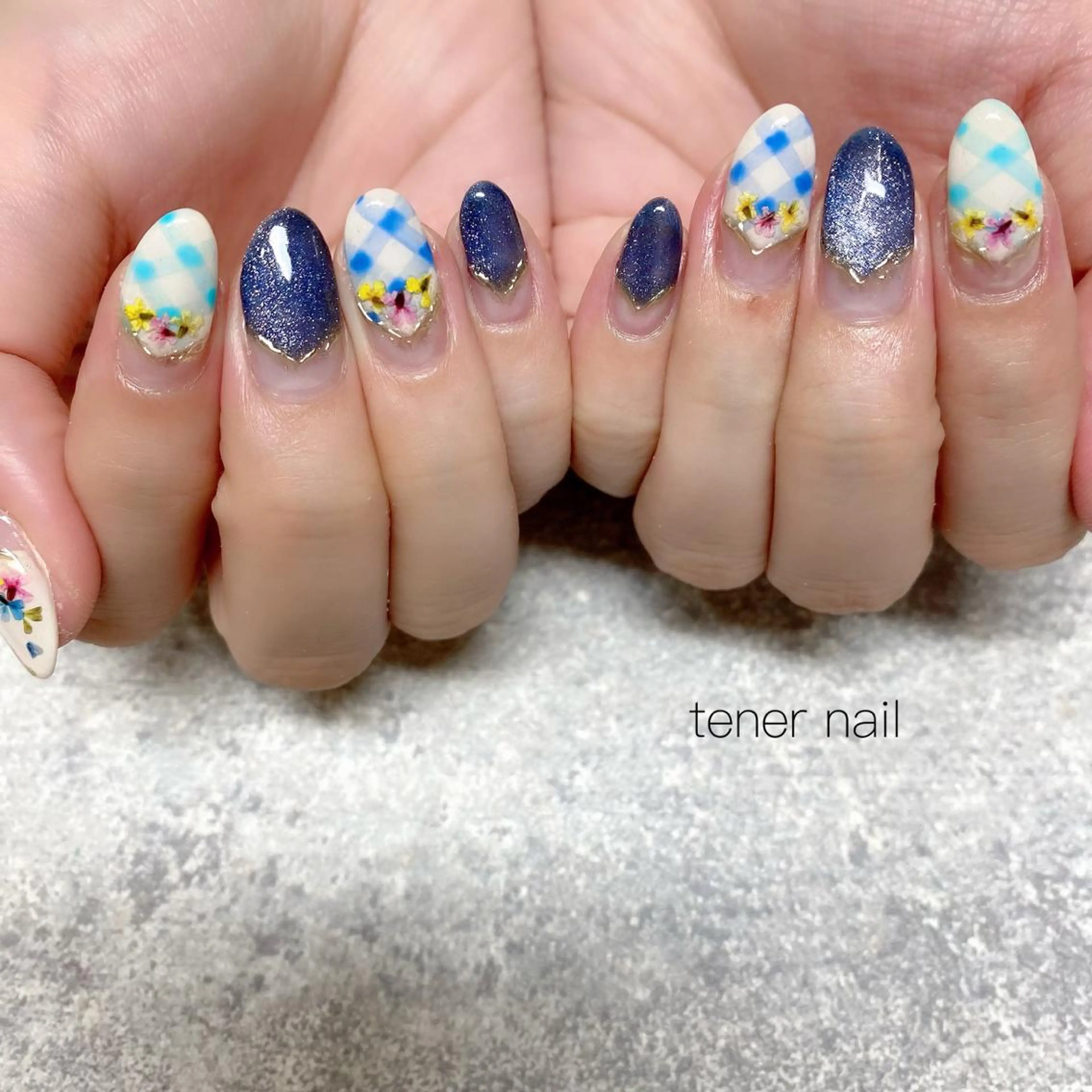 ネイル フラワーネイル テネルネイル tener nailのネイルデザイン