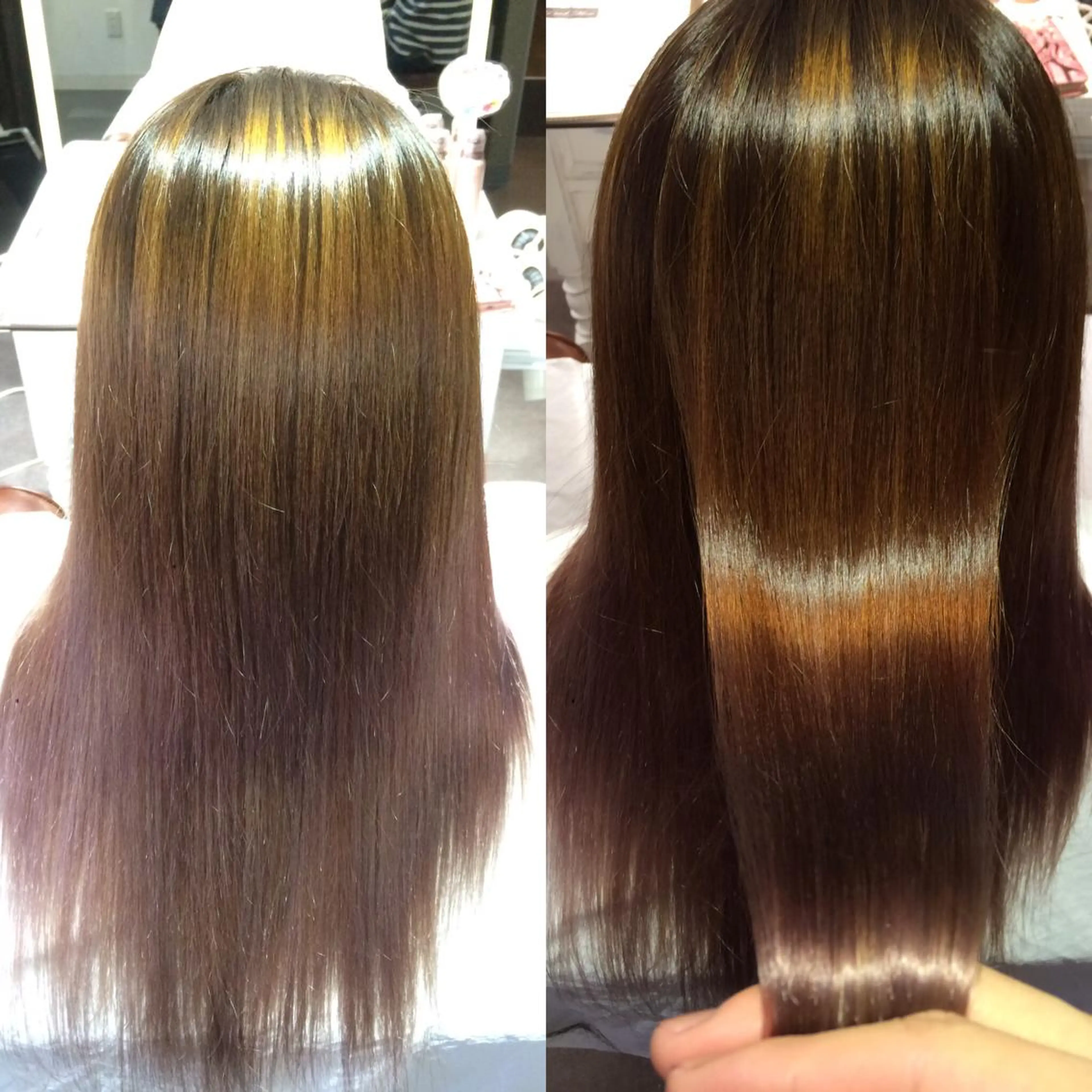 ロング カラー CHAINON 近鉄奈良店のヘアスタイル