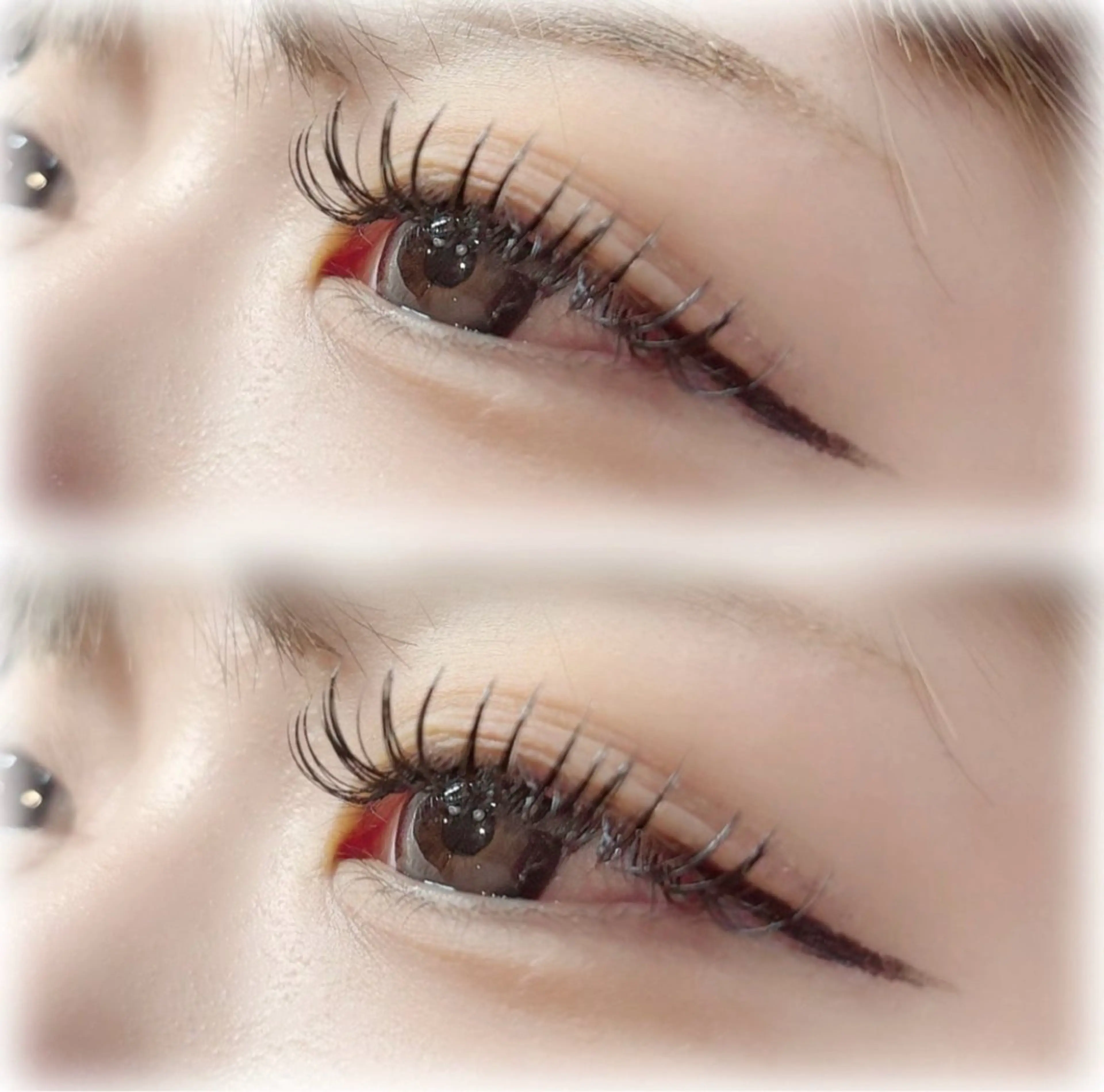 【練習モデル様】フラットラッシュ140本の写真