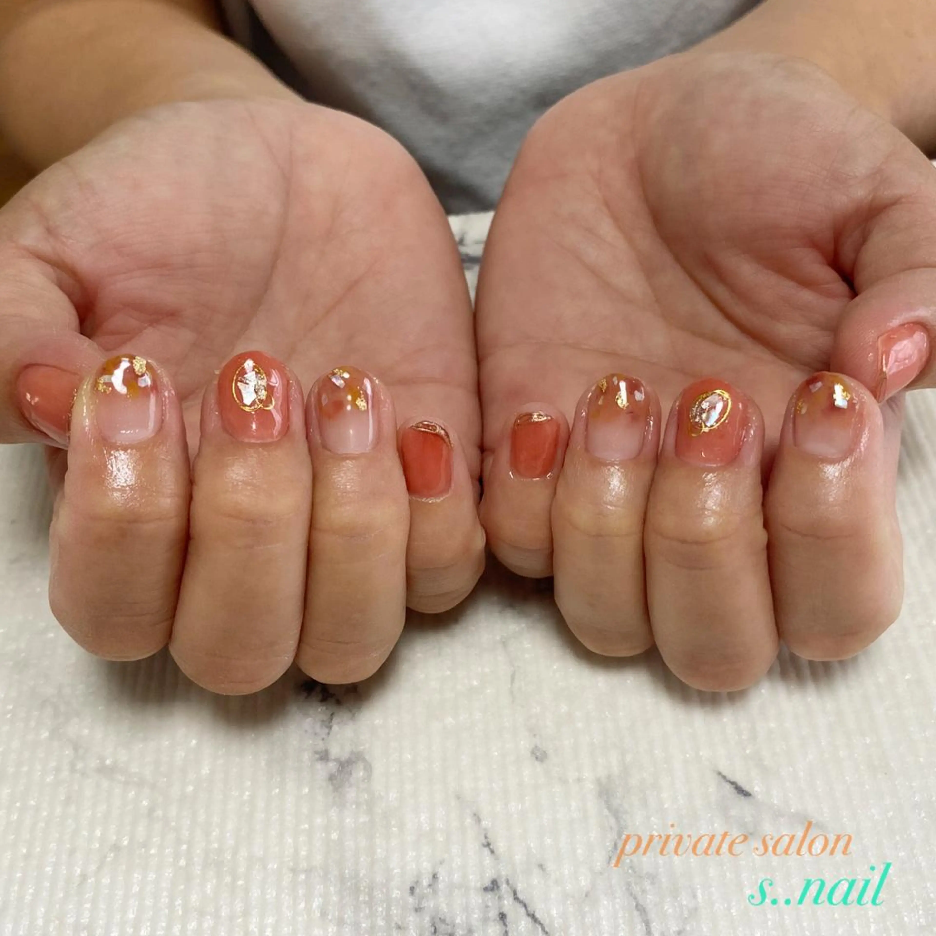 ネイル 持ち込み ハンドネイル フットネイル s..nail / MORITAのネイルデザイン