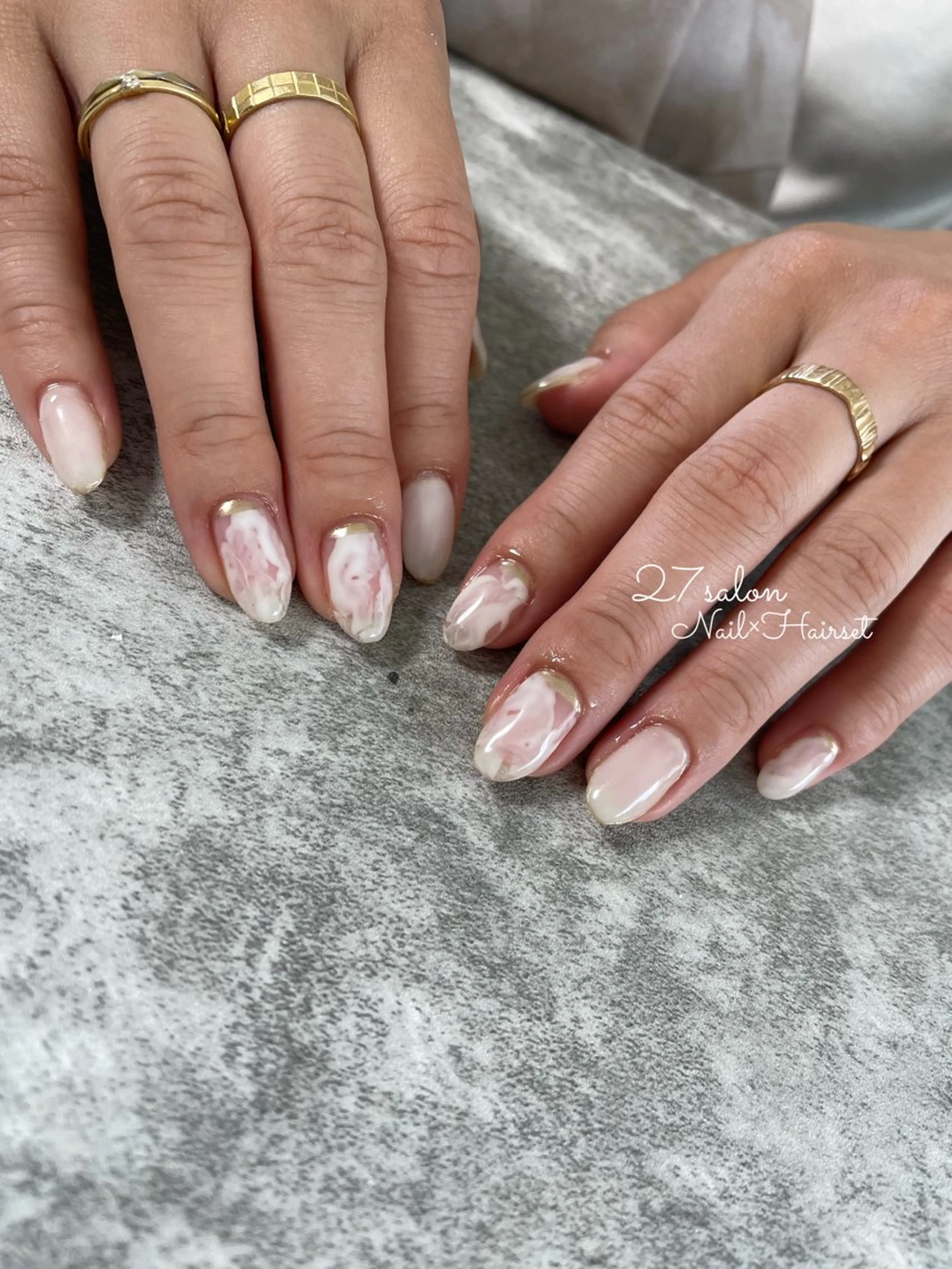 ネイル ニュアンスネイル 27salon yuinaのネイルデザイン