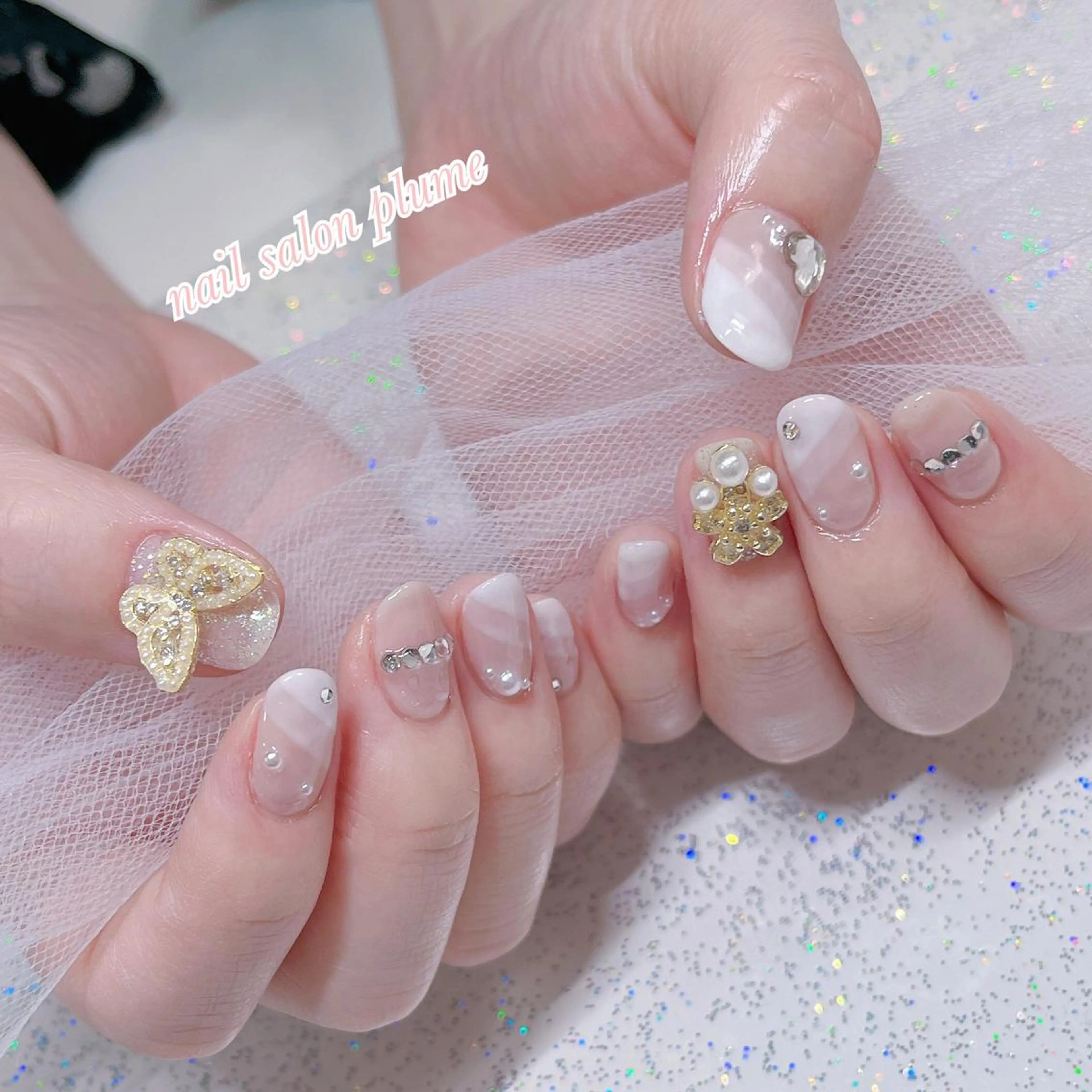 ネイル ハンドネイル plume nail ☆韓国ネイルのネイルデザイン