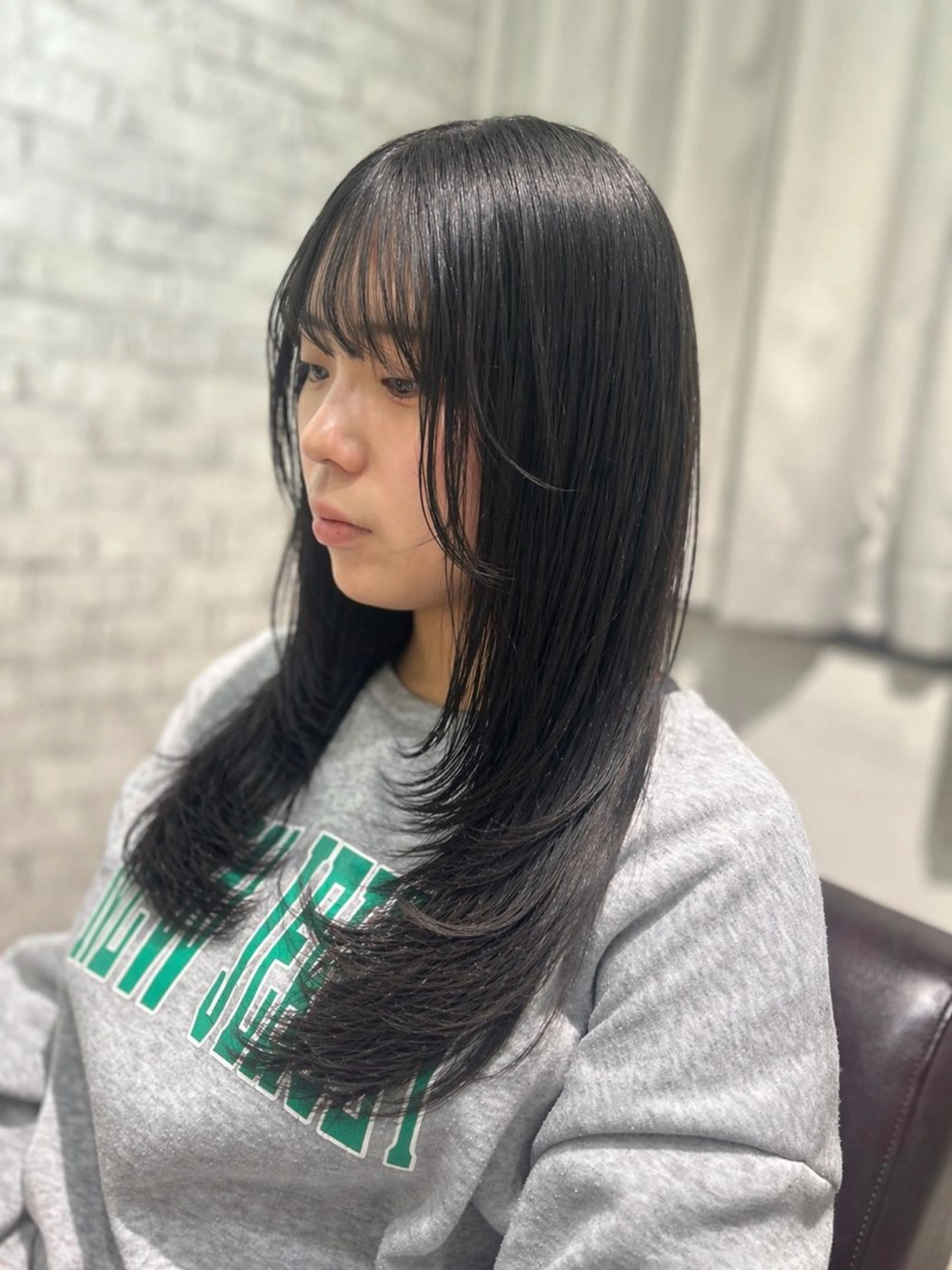 ロング カット ヘアカラー 縮毛矯正／レイヤー／ 🎀mizukiのヘアスタイル