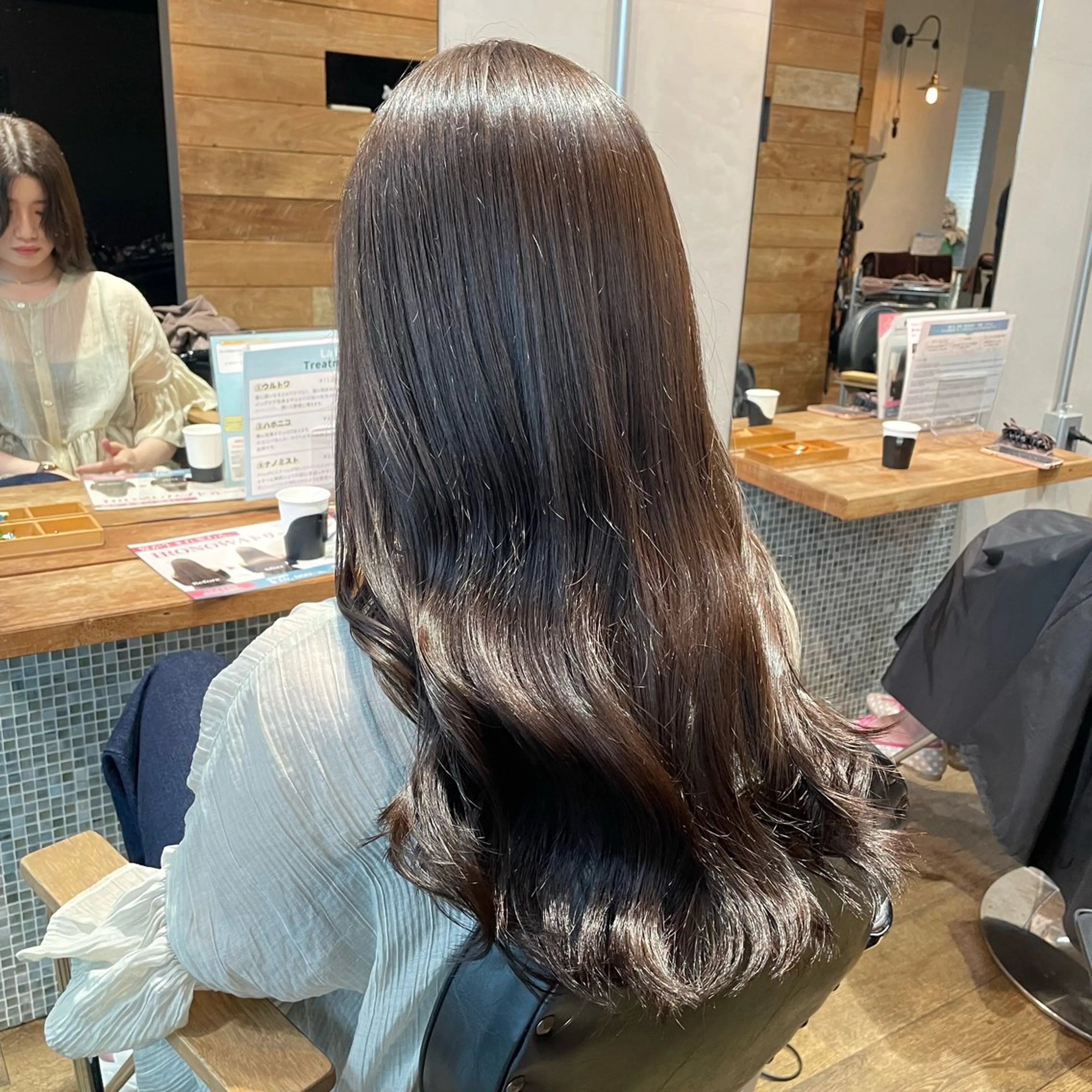 ロング カラー 💘韓国レイヤー上 品カラーruru💘のヘアスタイル