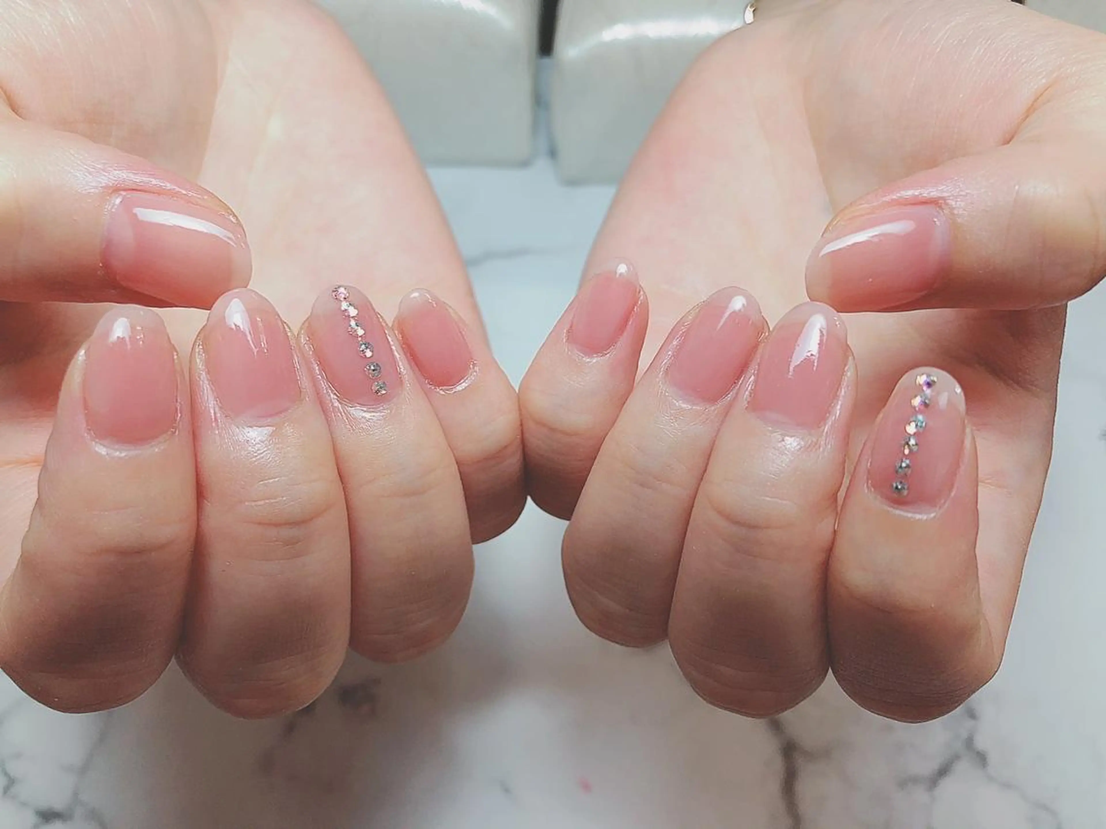 ネイル アートネイル ジェルネイル ニュアンスネイル パラジェル ハンドネイル Nailist Honamiのネイルデザイン