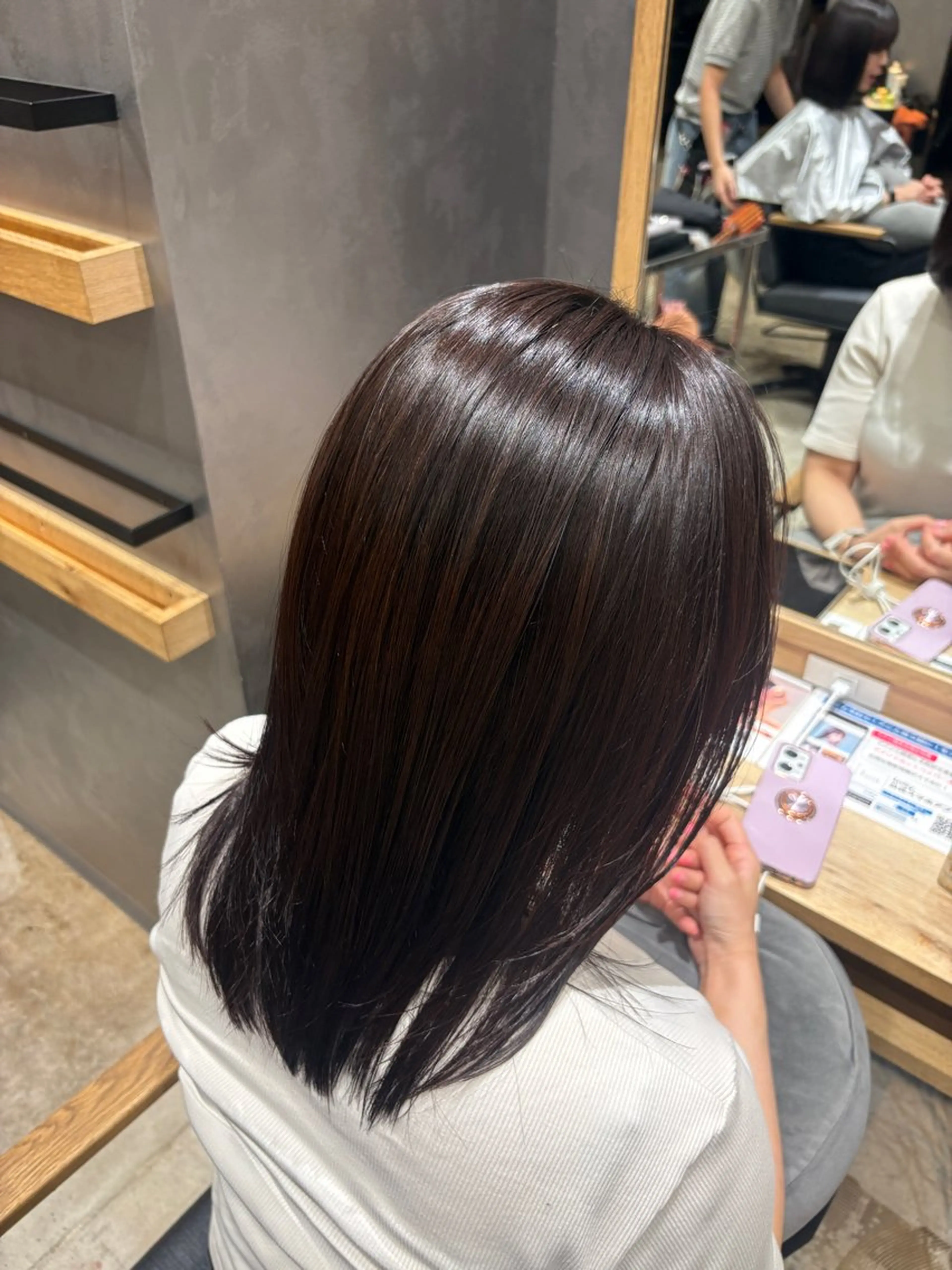 ミディアム パーマ Inity心斎橋/ クルミのヘアスタイル