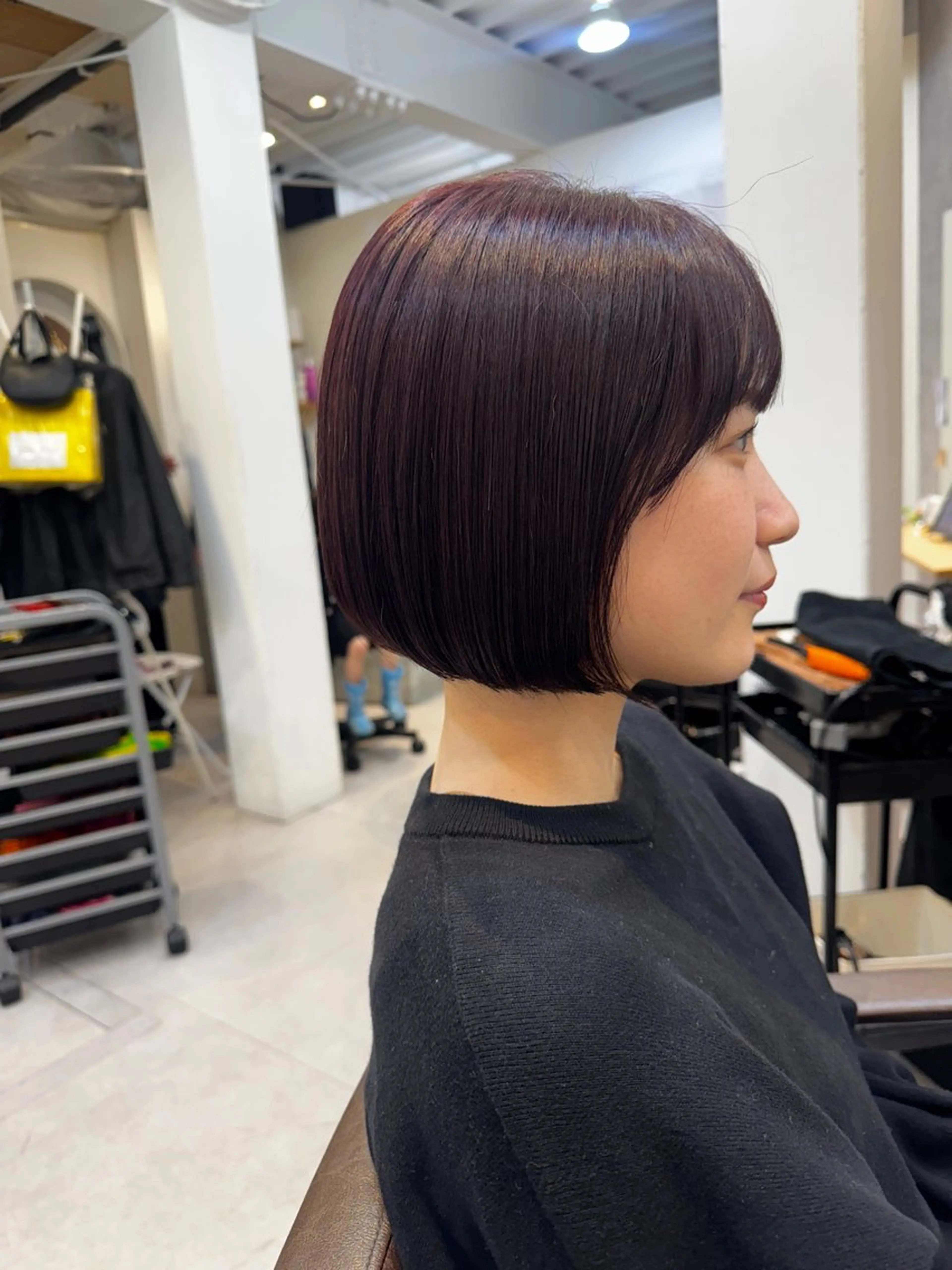 ミディアム カラー ヘアカラー トリートメント 似合う髪型が 分からない方へのヘアスタイル