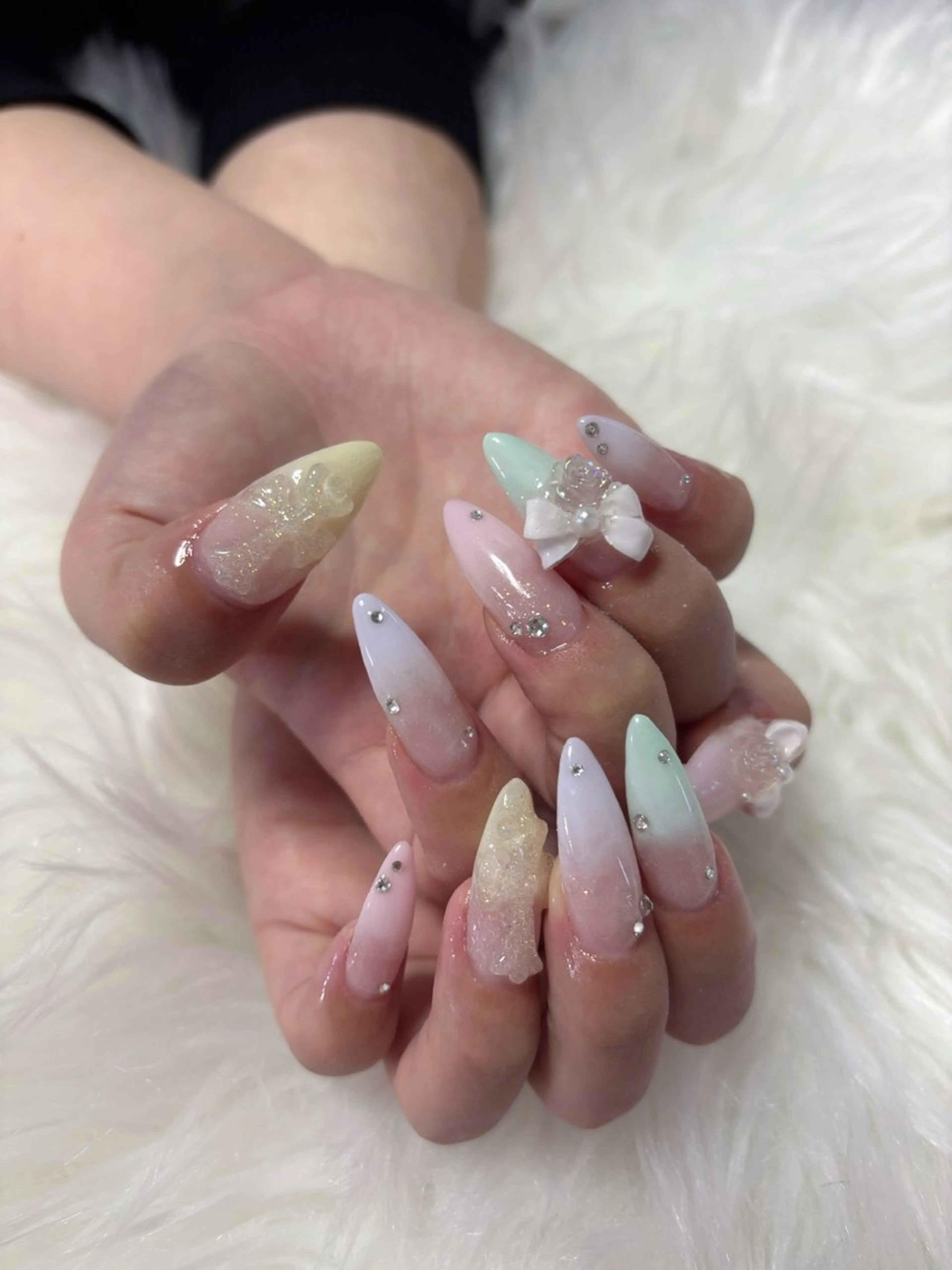 ネイル ハンドネイル mauvely モアナのネイルデザイン