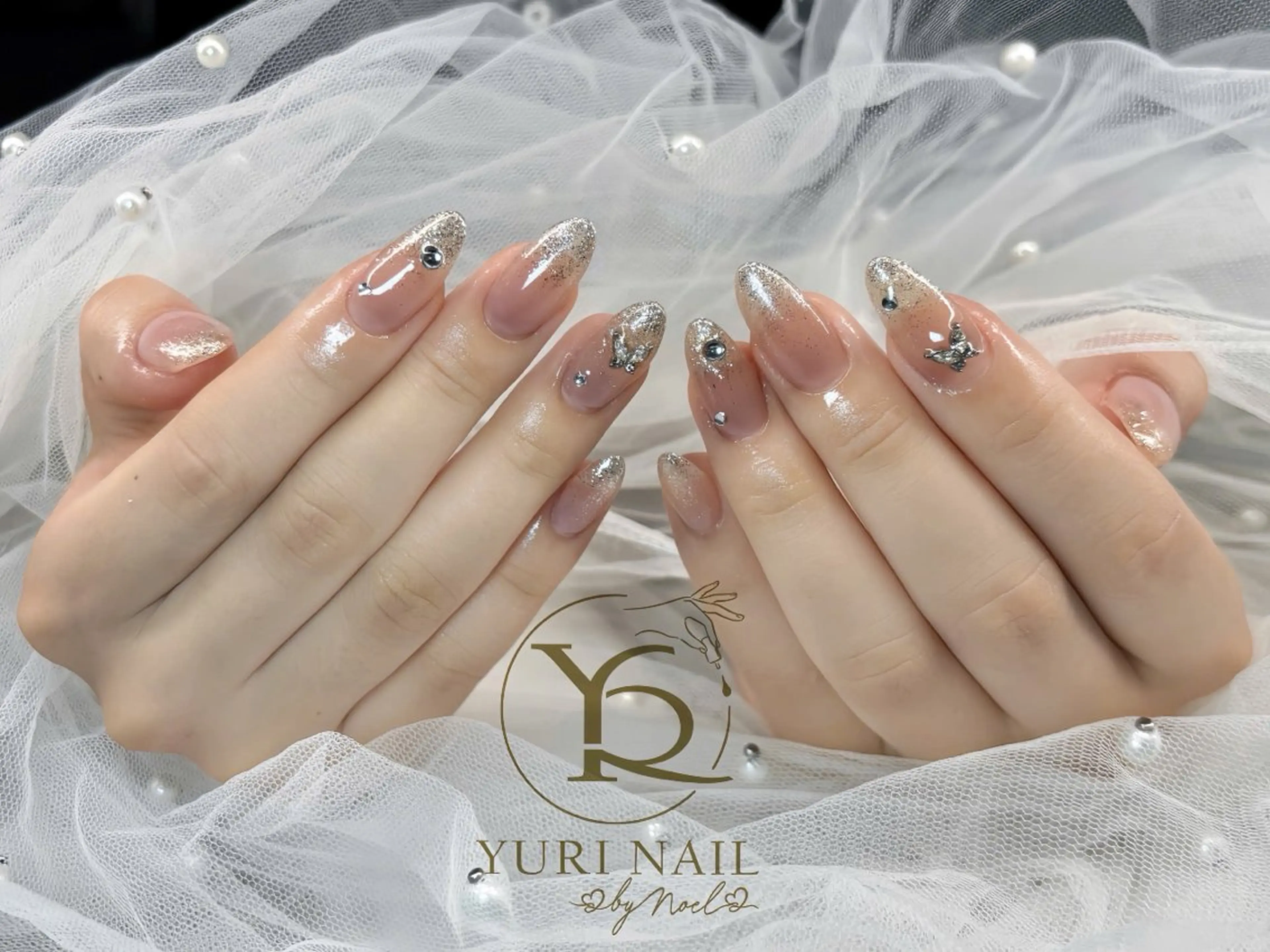 ネイル チークネイル フットネイル グラデーション 韓国ネイル 持ち込み ハンドネイル フットネイル ハンドケア YURI Nail Narita所属・YURI Nail NARITAのネイルデザイン