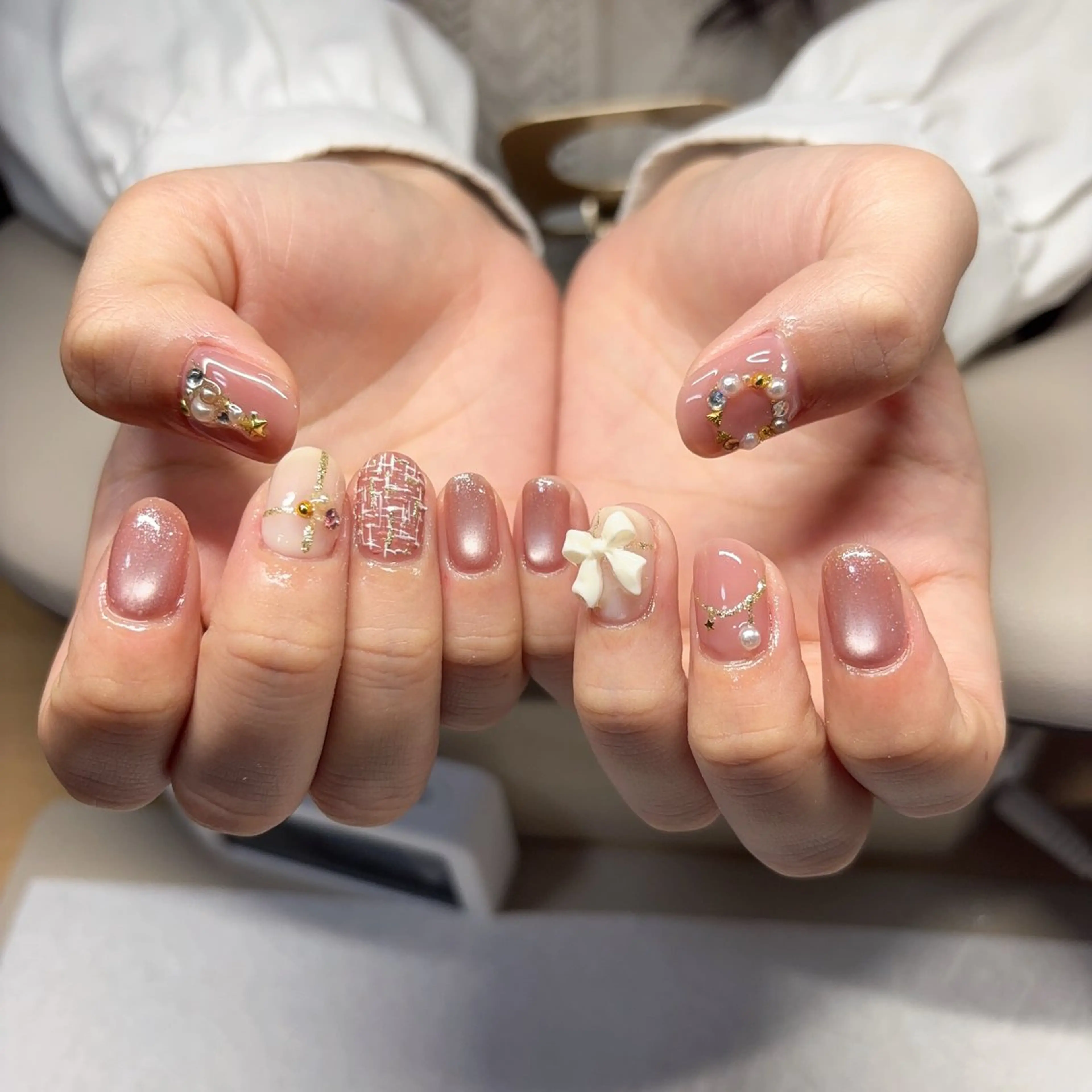 ネイル 冬ネイル クリスマス 33 nail salon 徳山里美のネイルデザイン