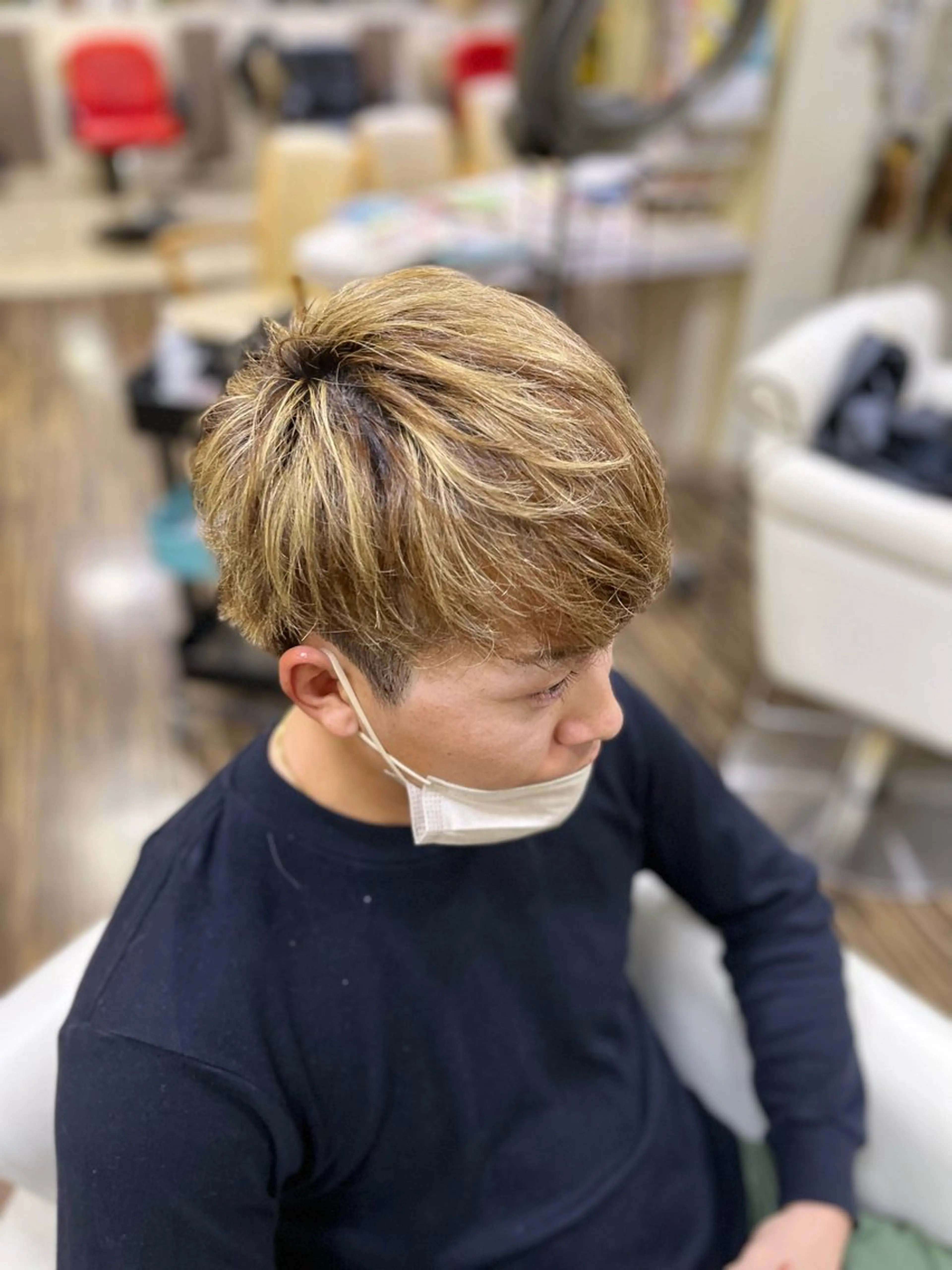 メンズカット✖️カラーの写真